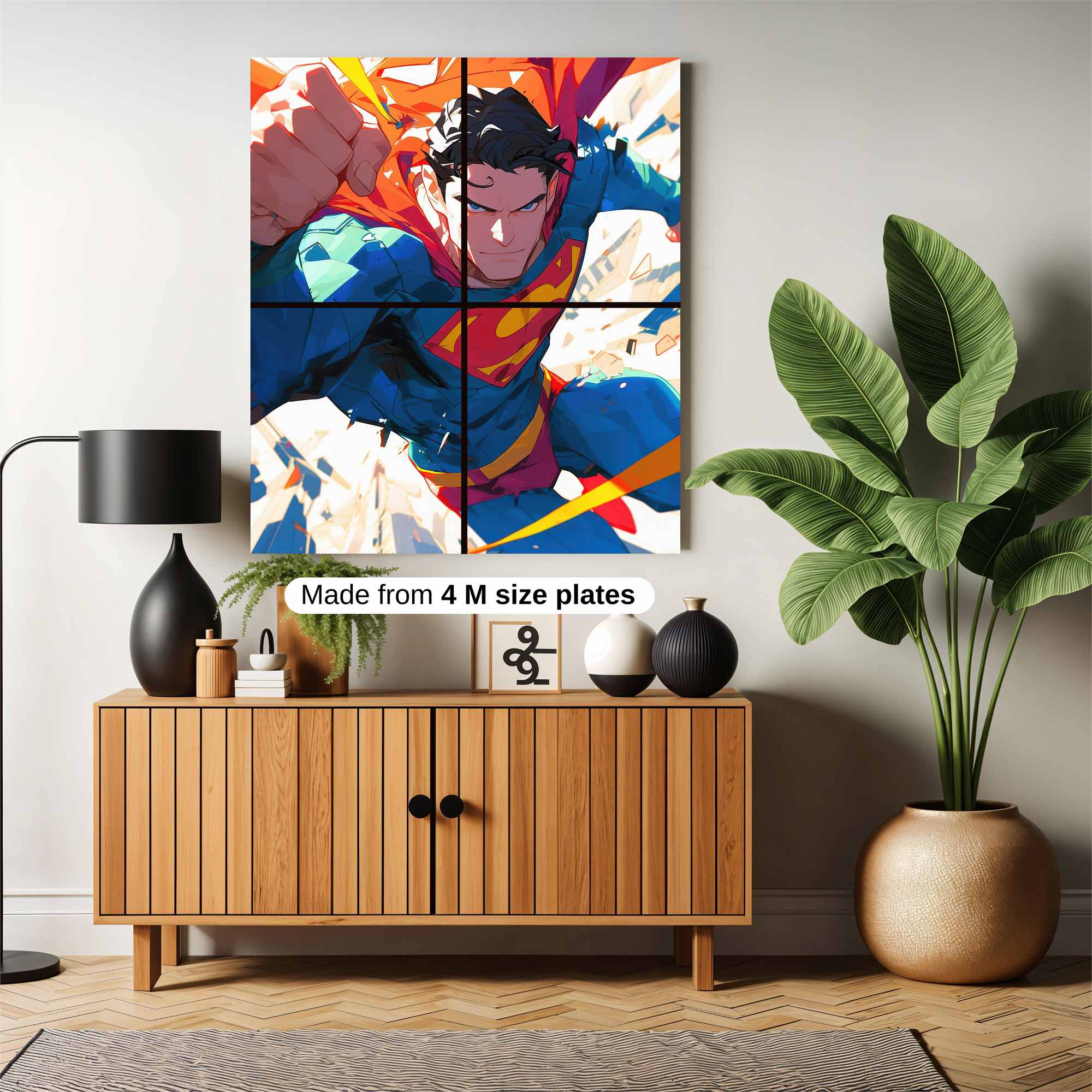 Superman Radiant Safe Wall Magnetic / M