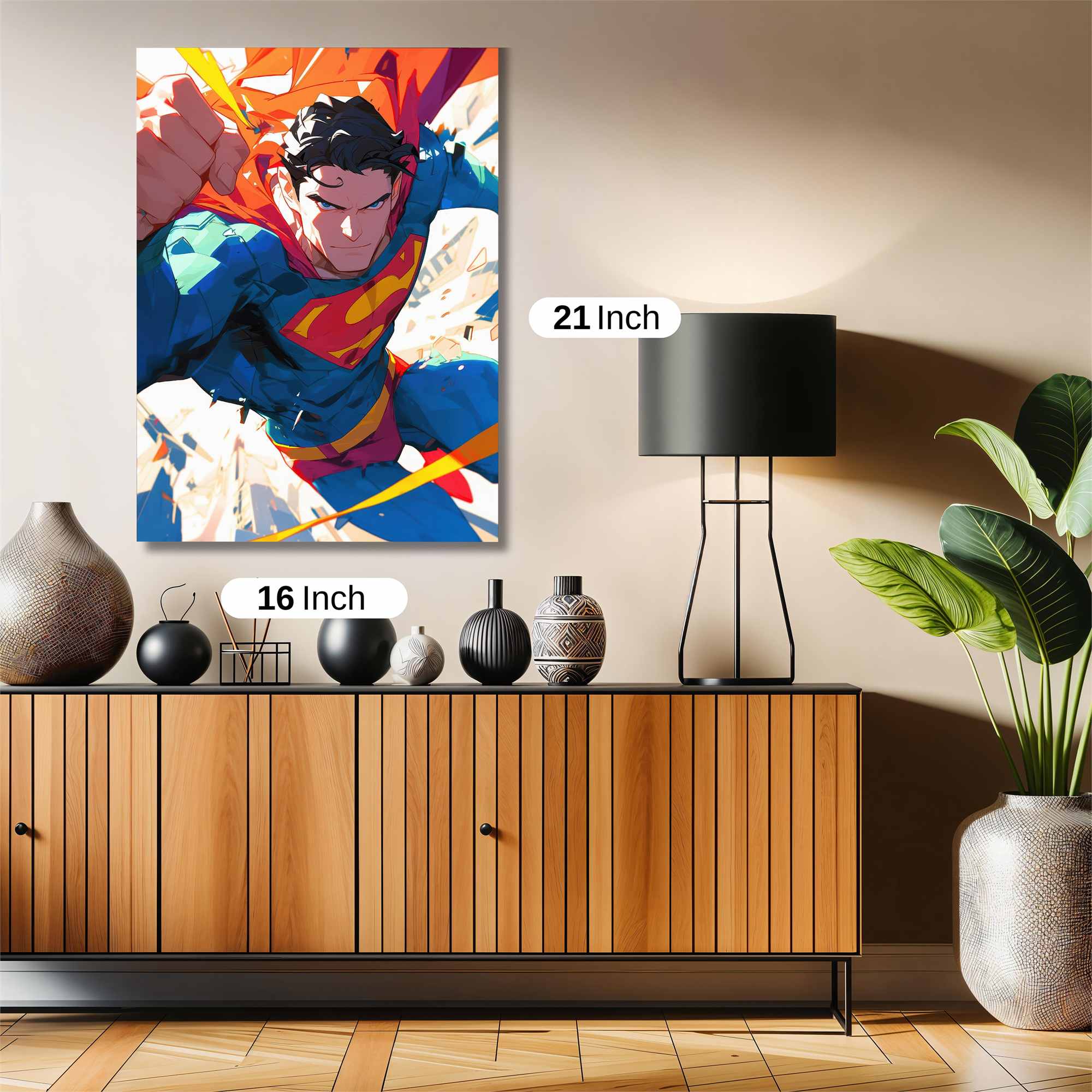 Superman Radiant Safe Wall Magnetic / M