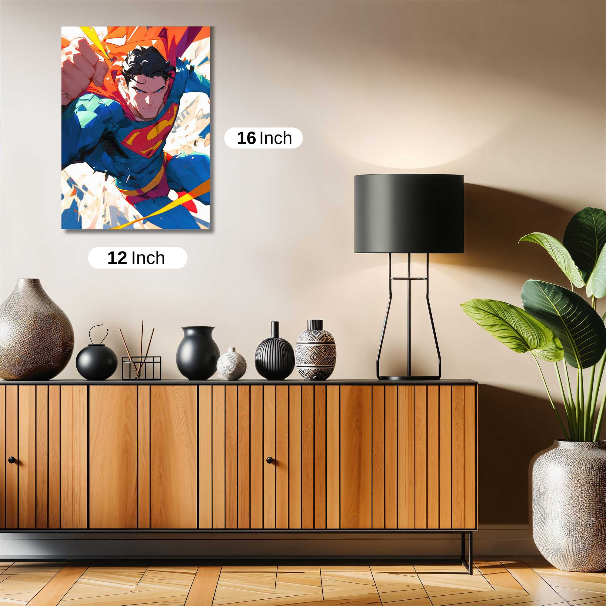 Superman Radiant Safe Wall Magnetic / M