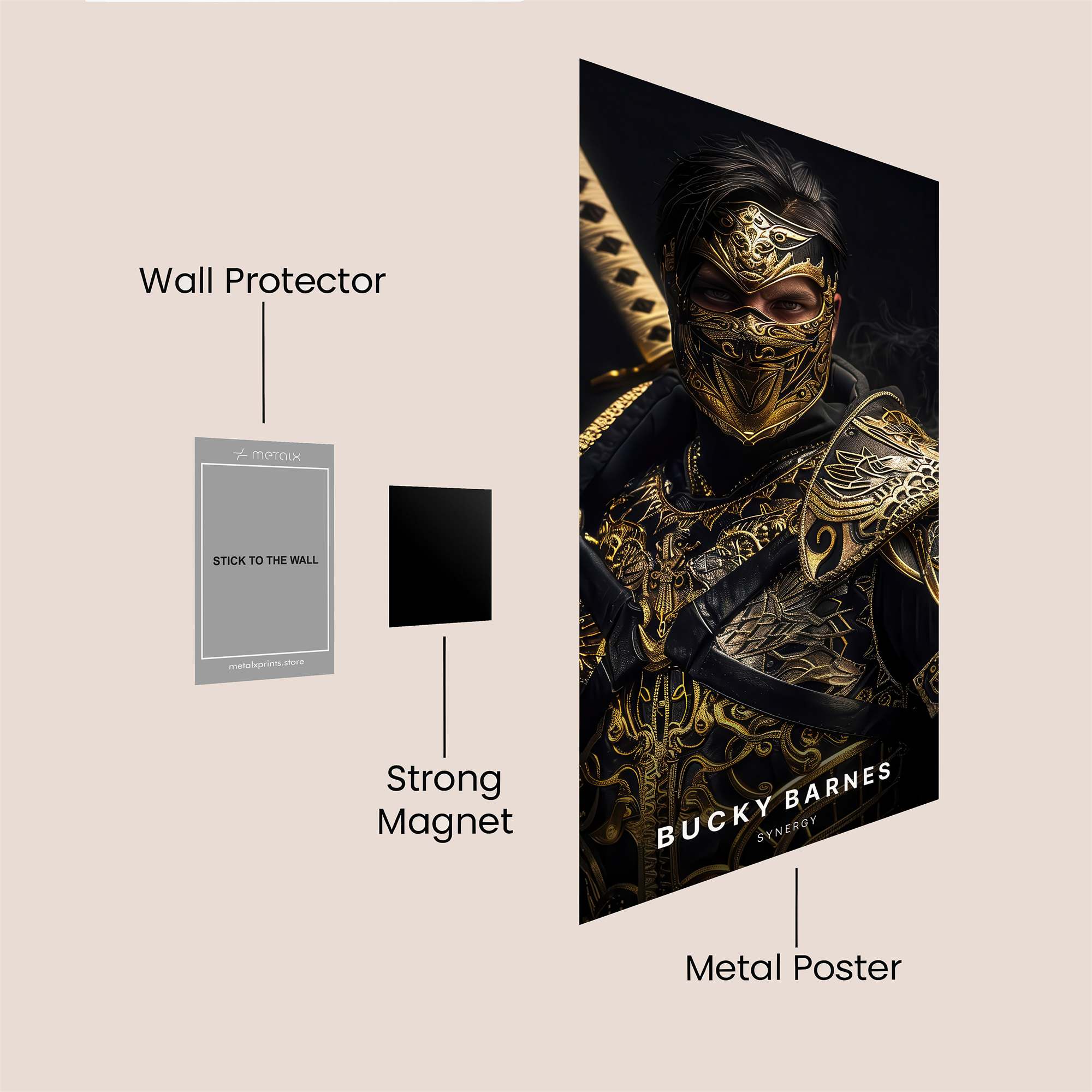 Knightly Valor Safe Wall Magnetic / M