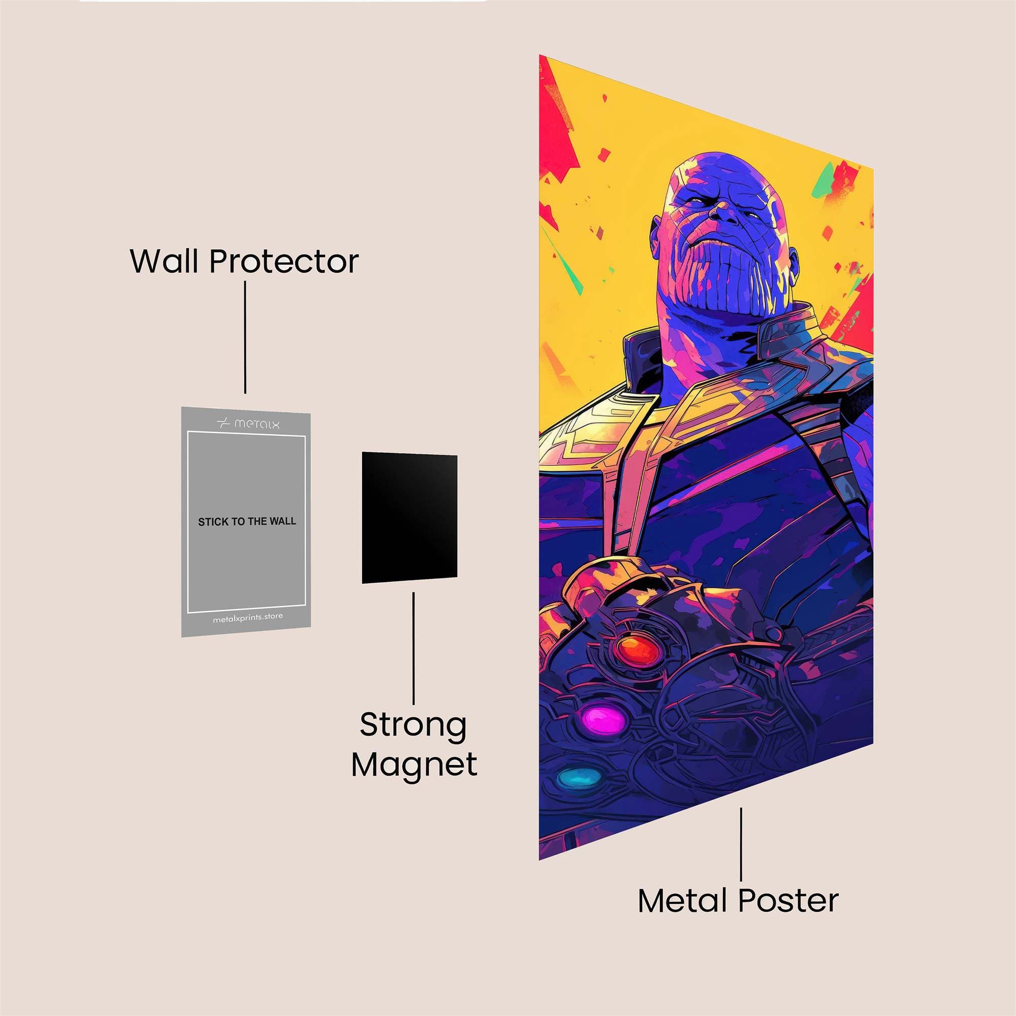 Thanos Triumphant Safe Wall Magnetic / M