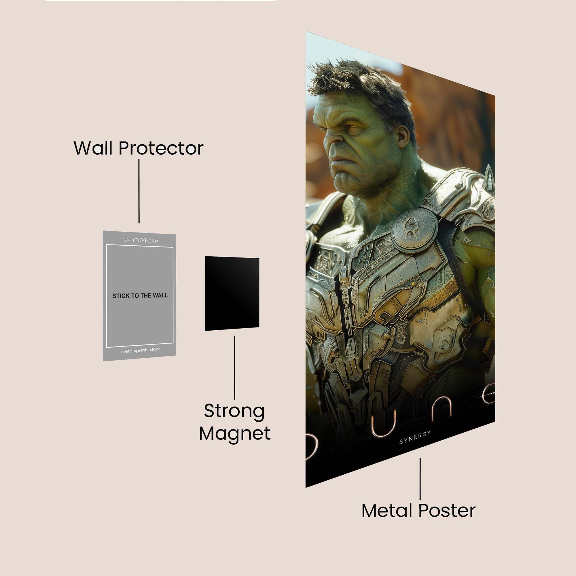 NeonRider Safe Wall Magnetic / M