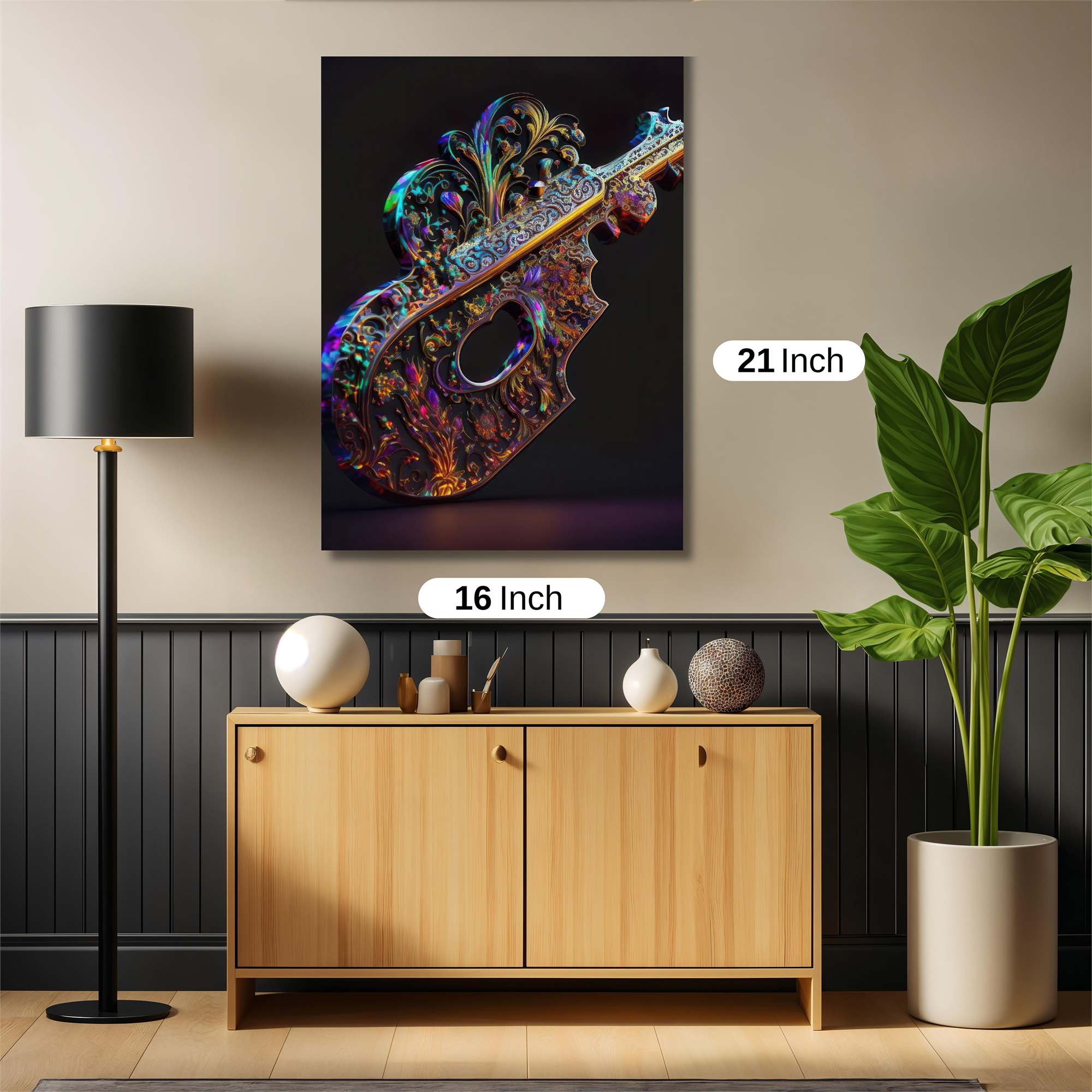 Guitar Enigma Safe Wall Magnetic / M