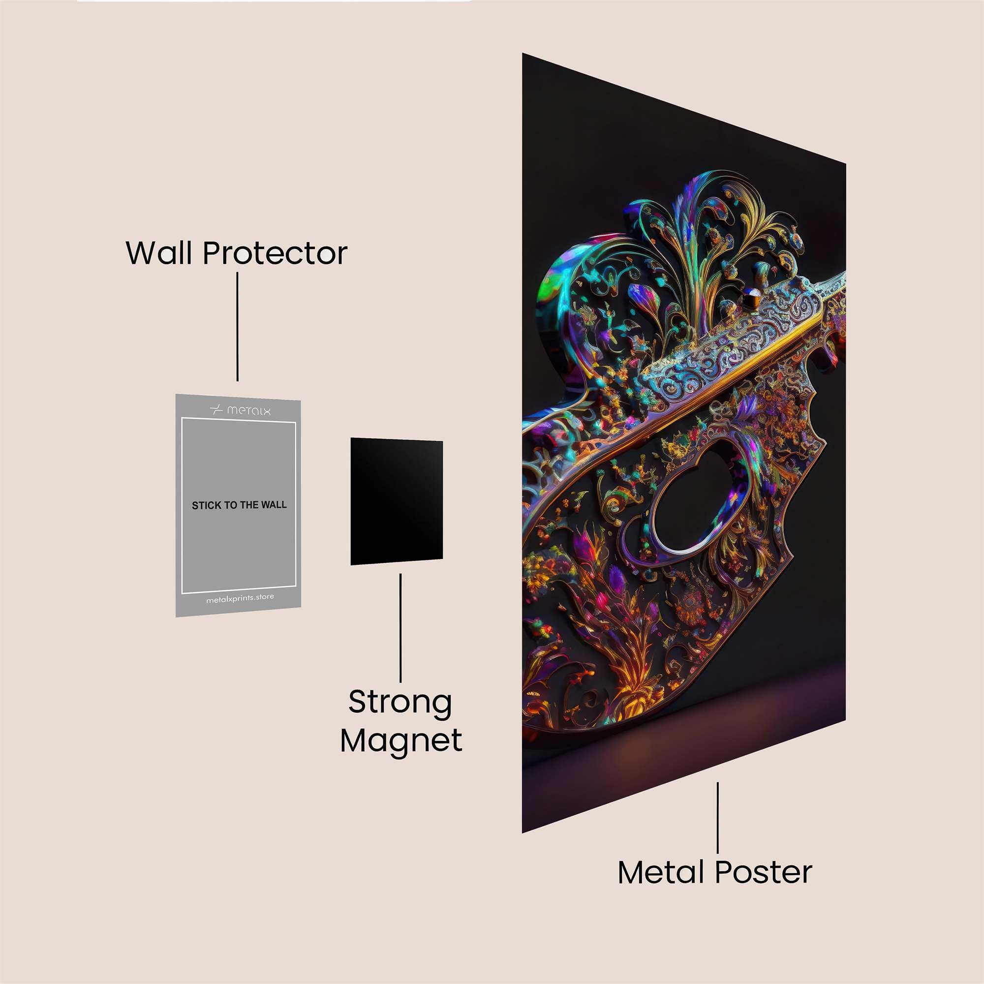 Guitar Enigma Safe Wall Magnetic / M