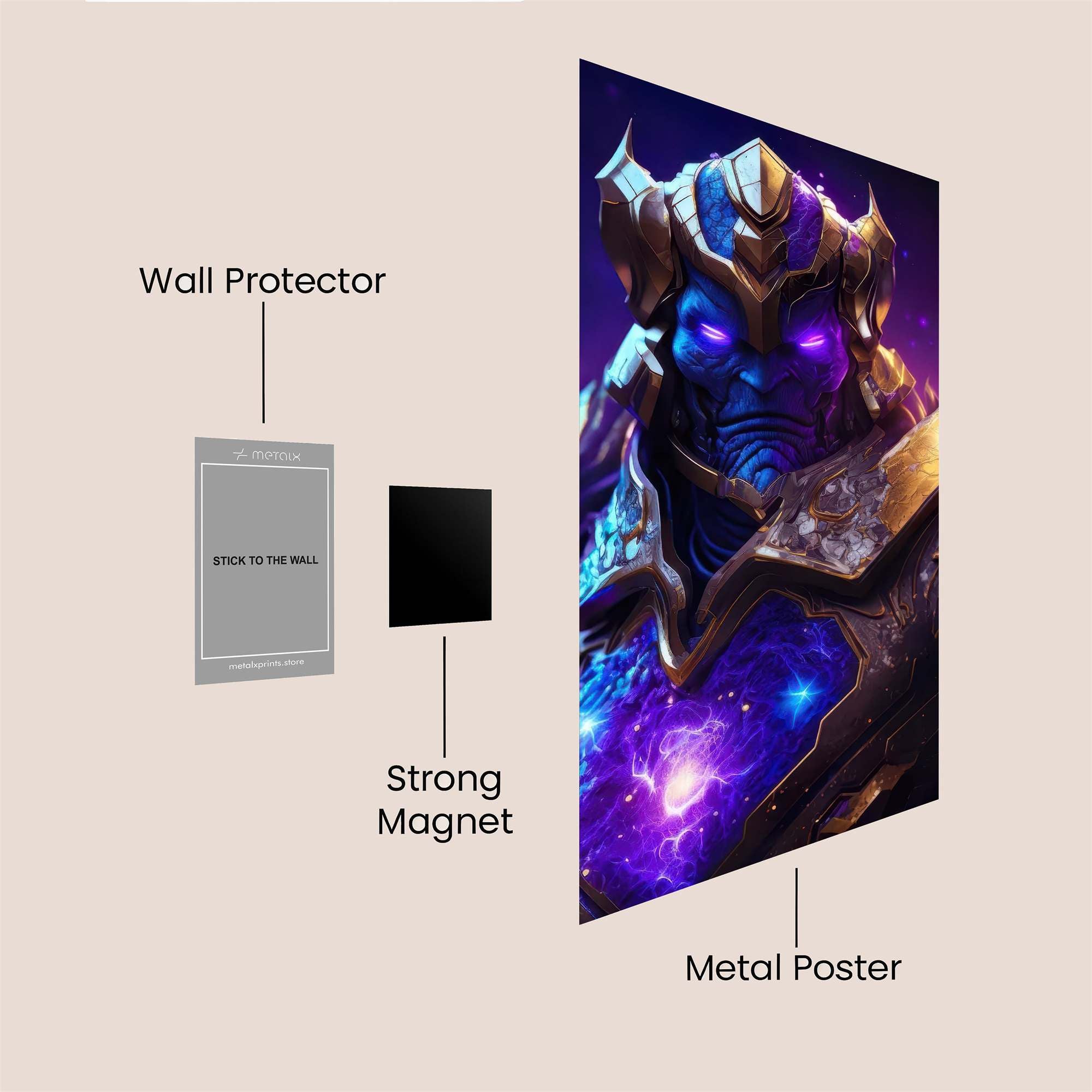 Thanos Enigmatic Safe Wall Magnetic / M