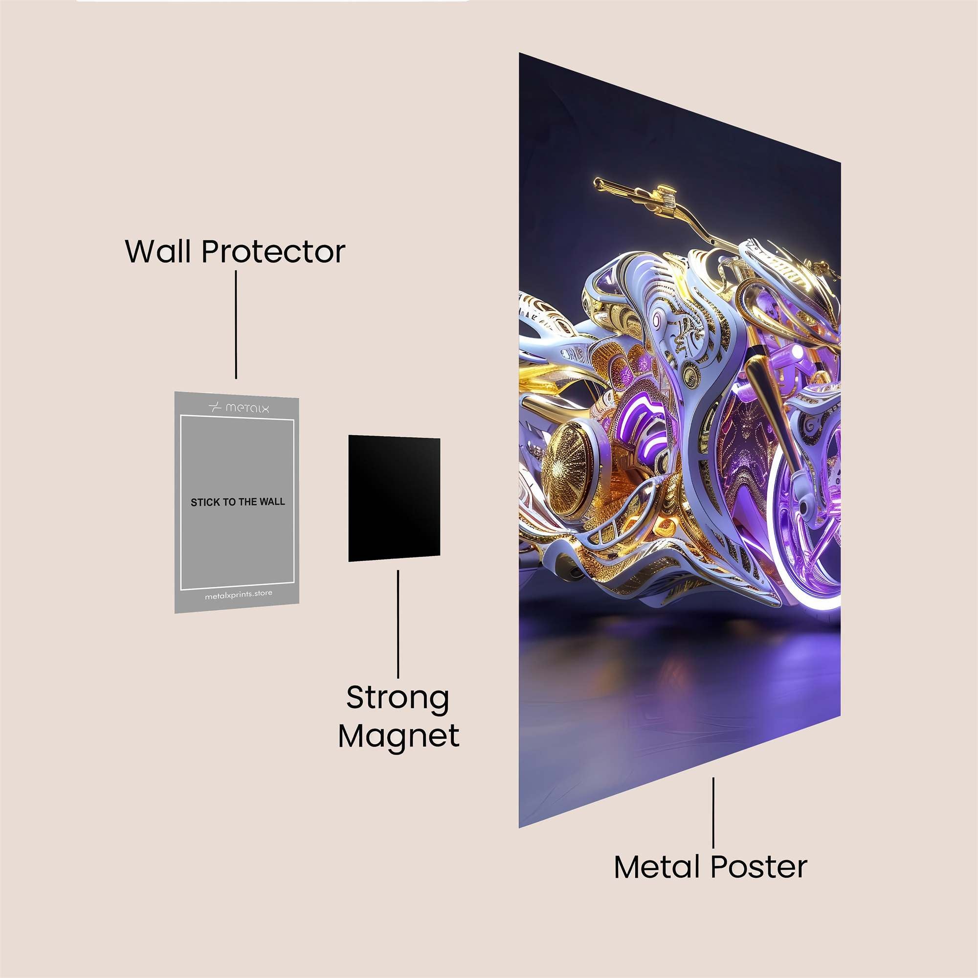 Neon Dream Safe Wall Magnetic / M