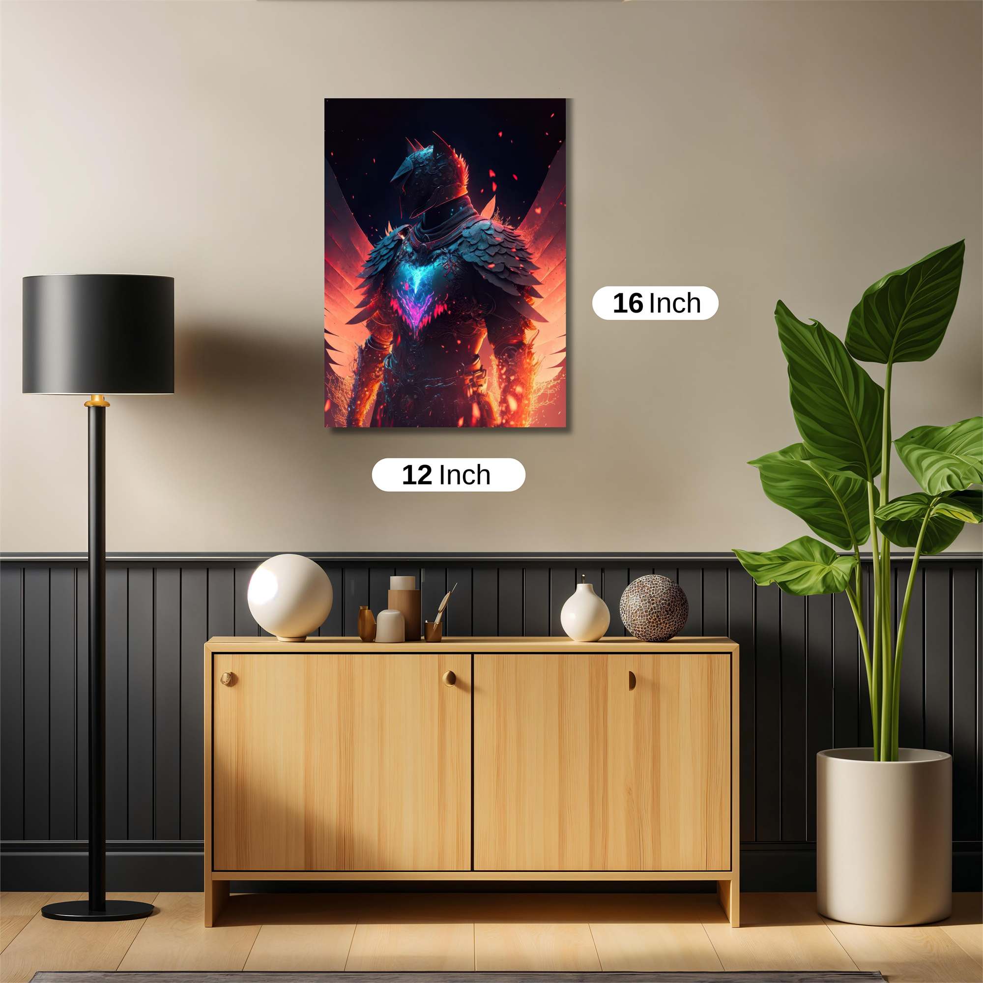 Angel Blaze Safe Wall Magnetic / M