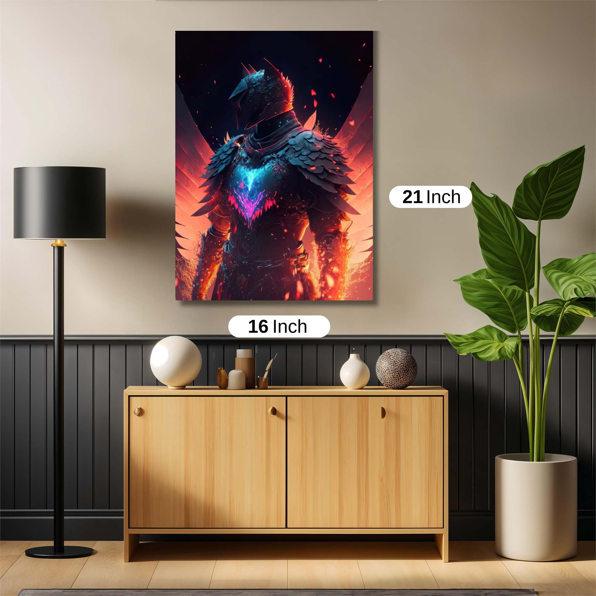 Angel Blaze Safe Wall Magnetic / M