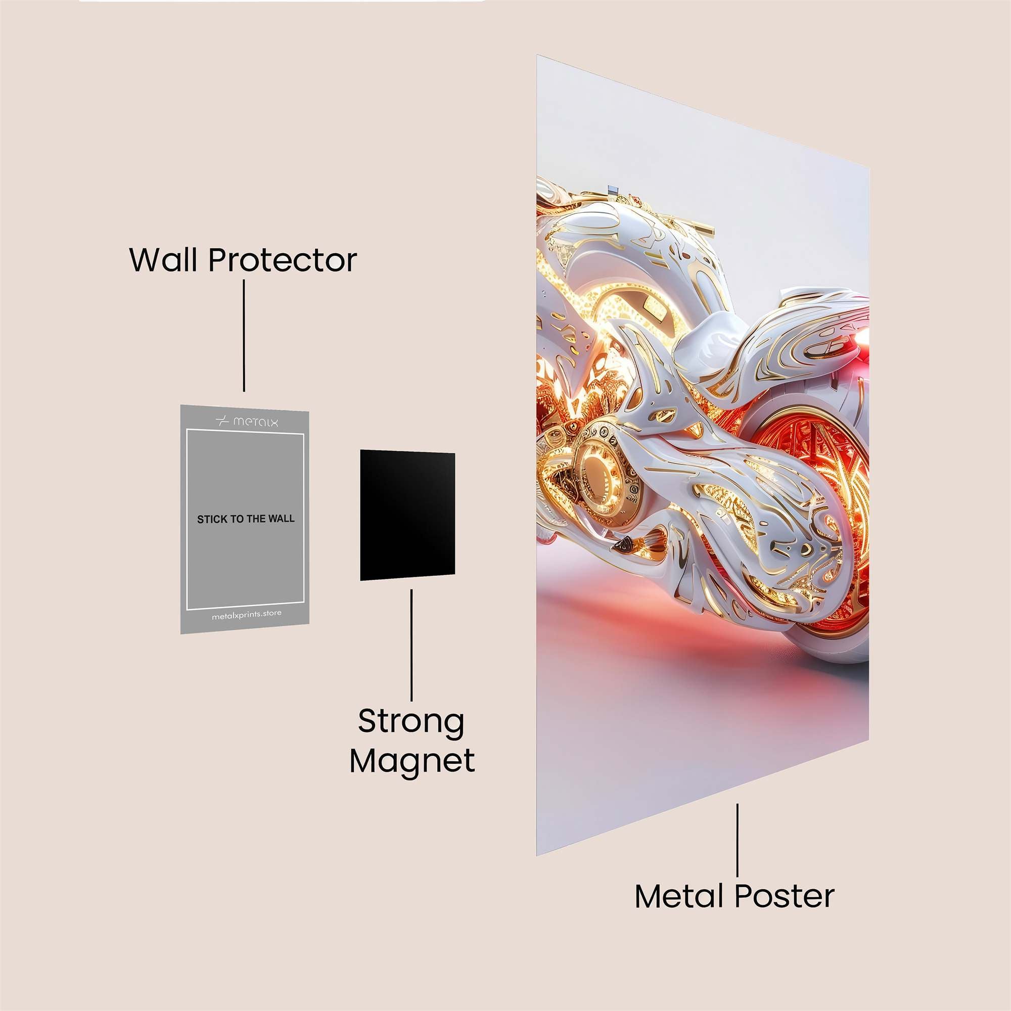 Dragonfire Majesty Safe Wall Magnetic / M