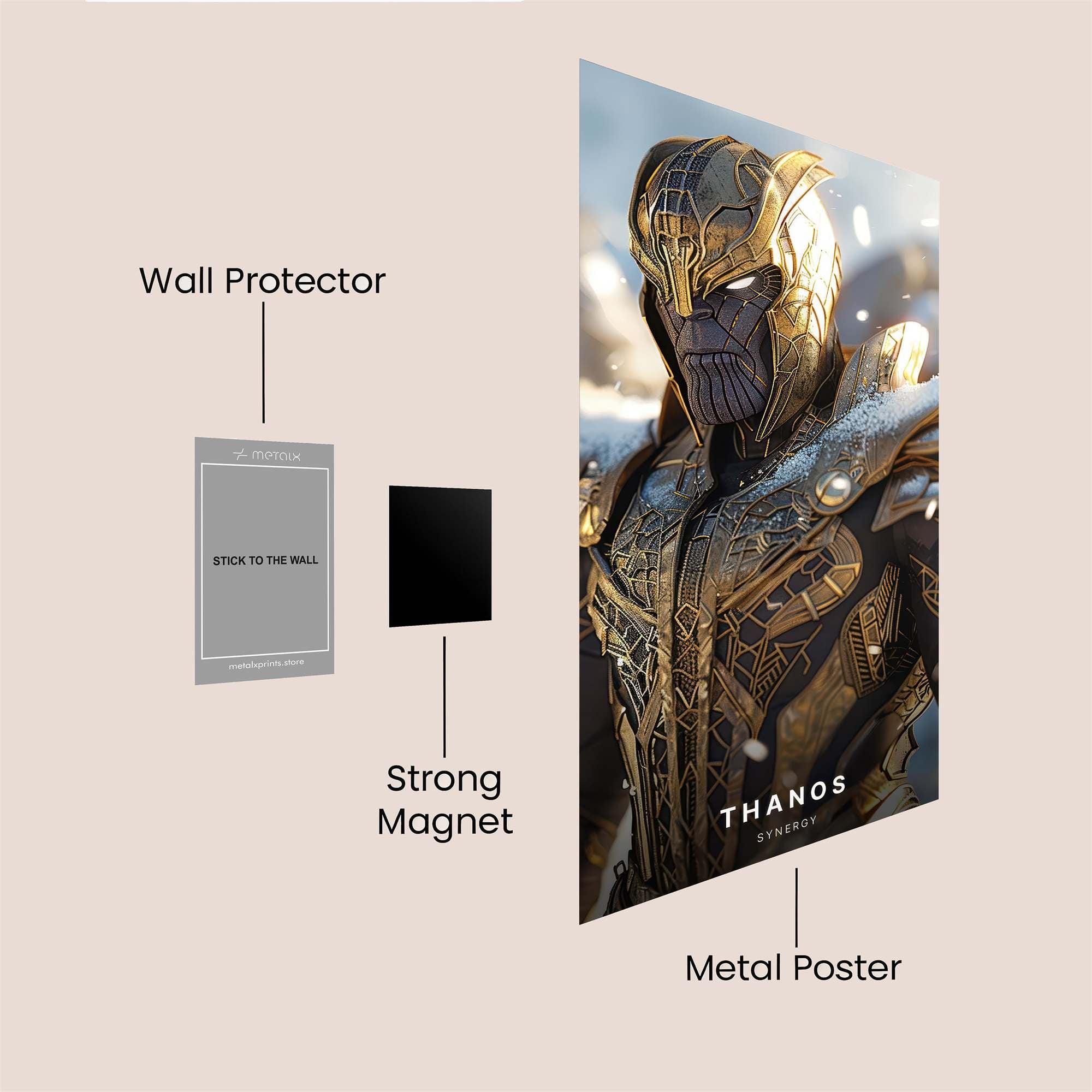 Superman Regal Safe Wall Magnetic / M