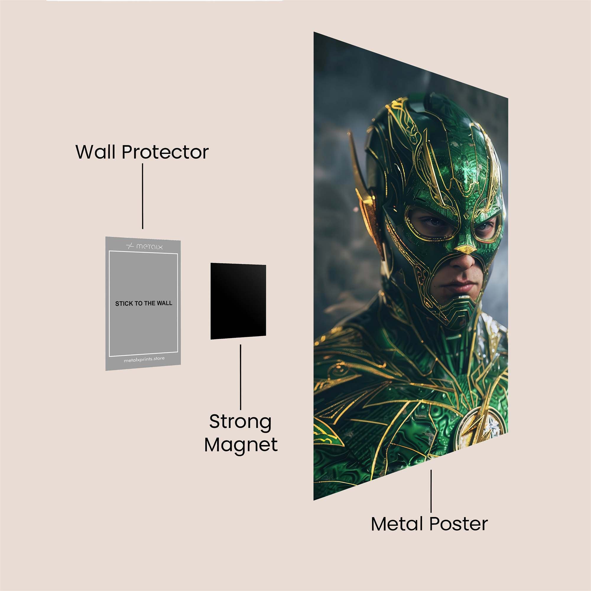GreenGuardian Safe Wall Magnetic / M