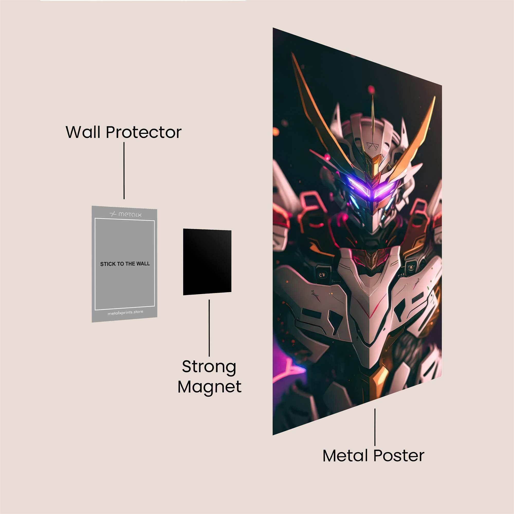 StrikeMajestic Safe Wall Magnetic / M