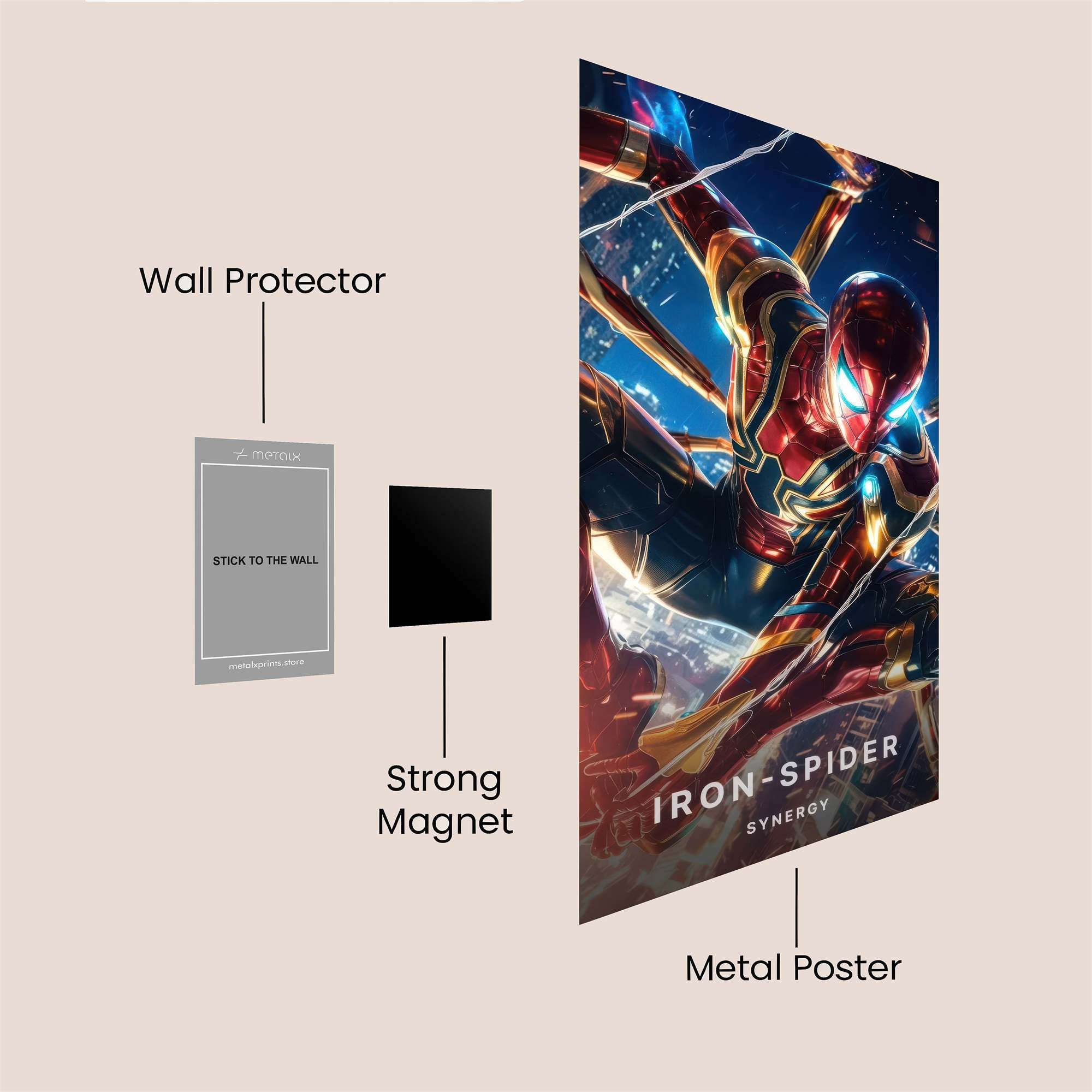 Iron Resolute Safe Wall Magnetic / M