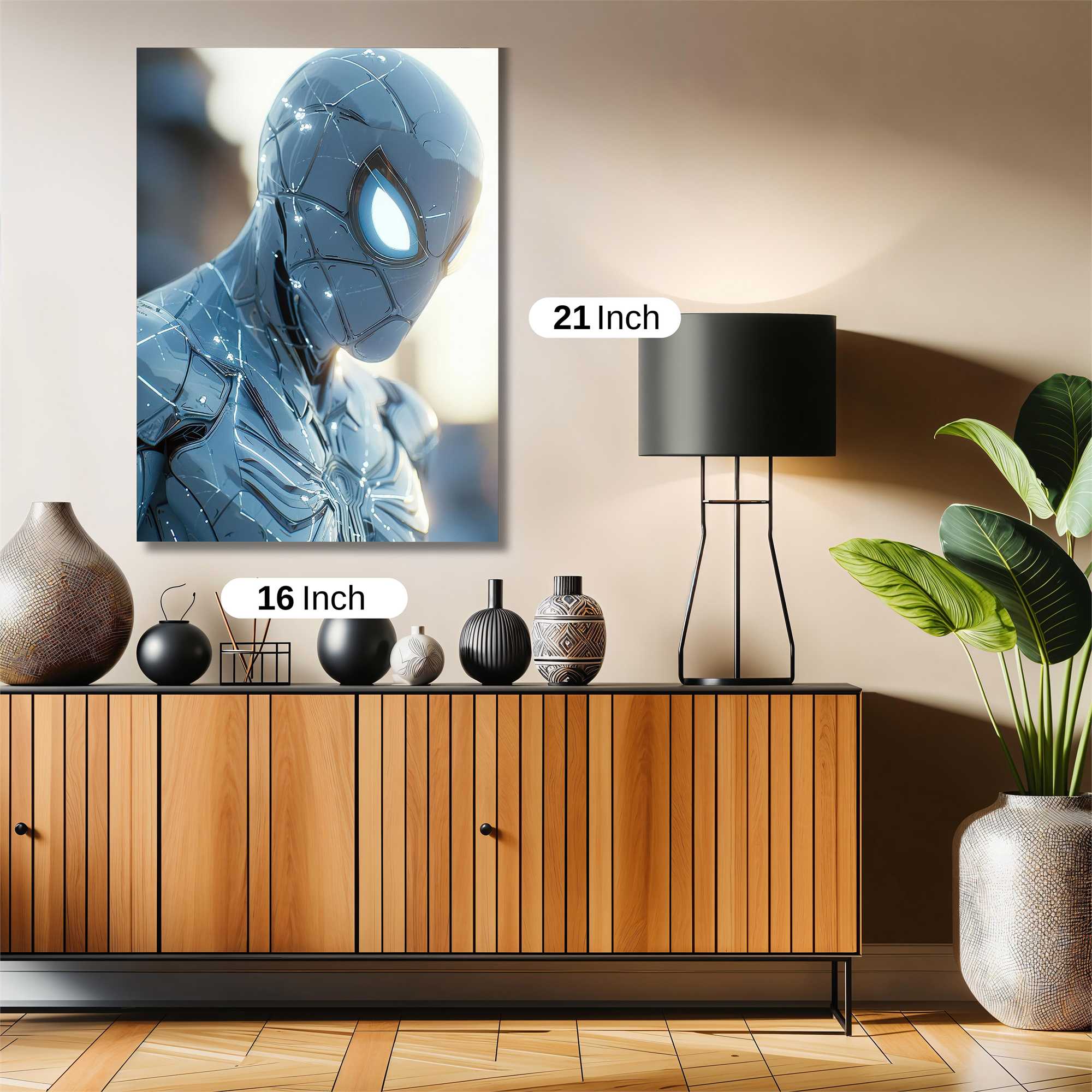 Spider Illuminated Safe Wall Magnetic / M