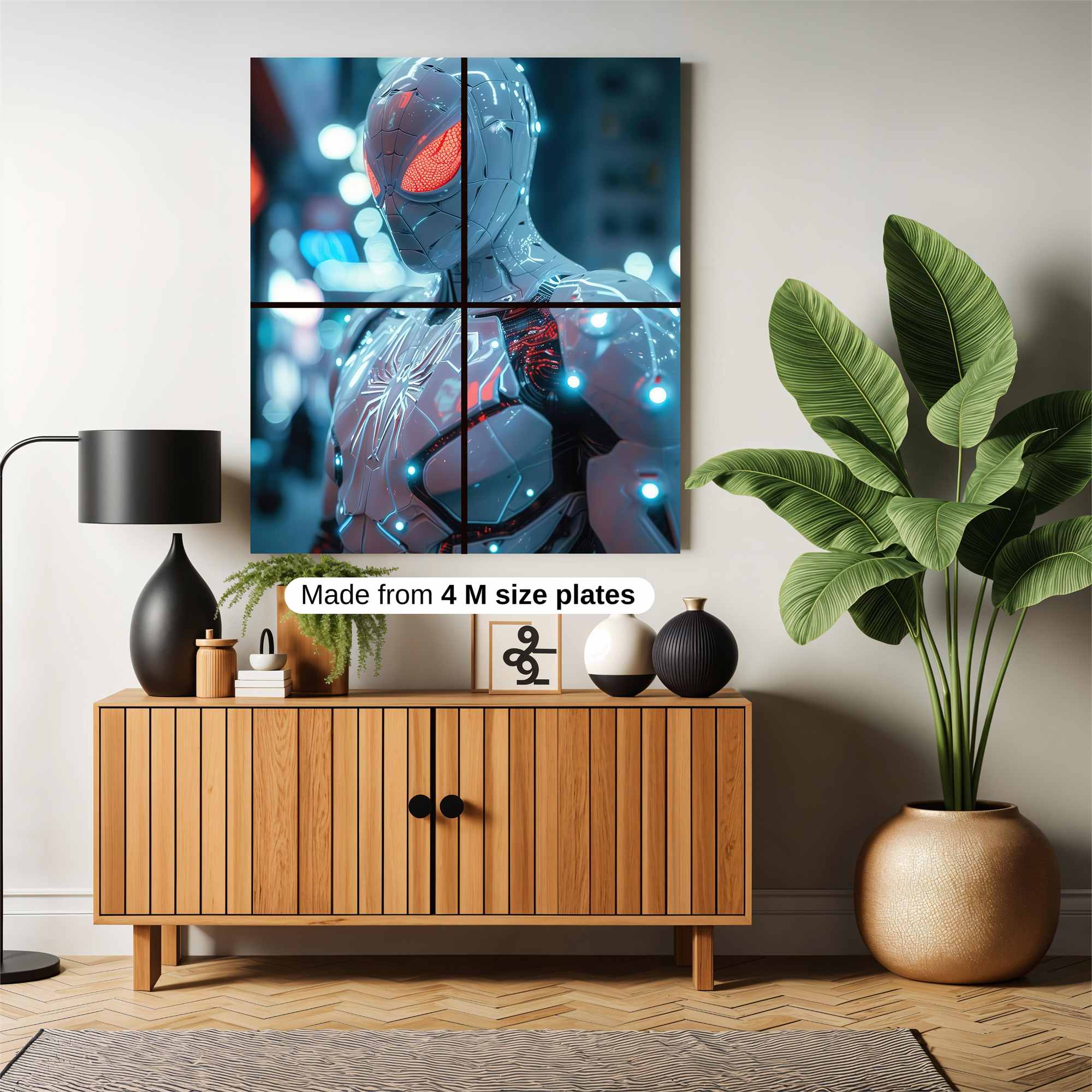 Spider Futuristic Safe Wall Magnetic / M