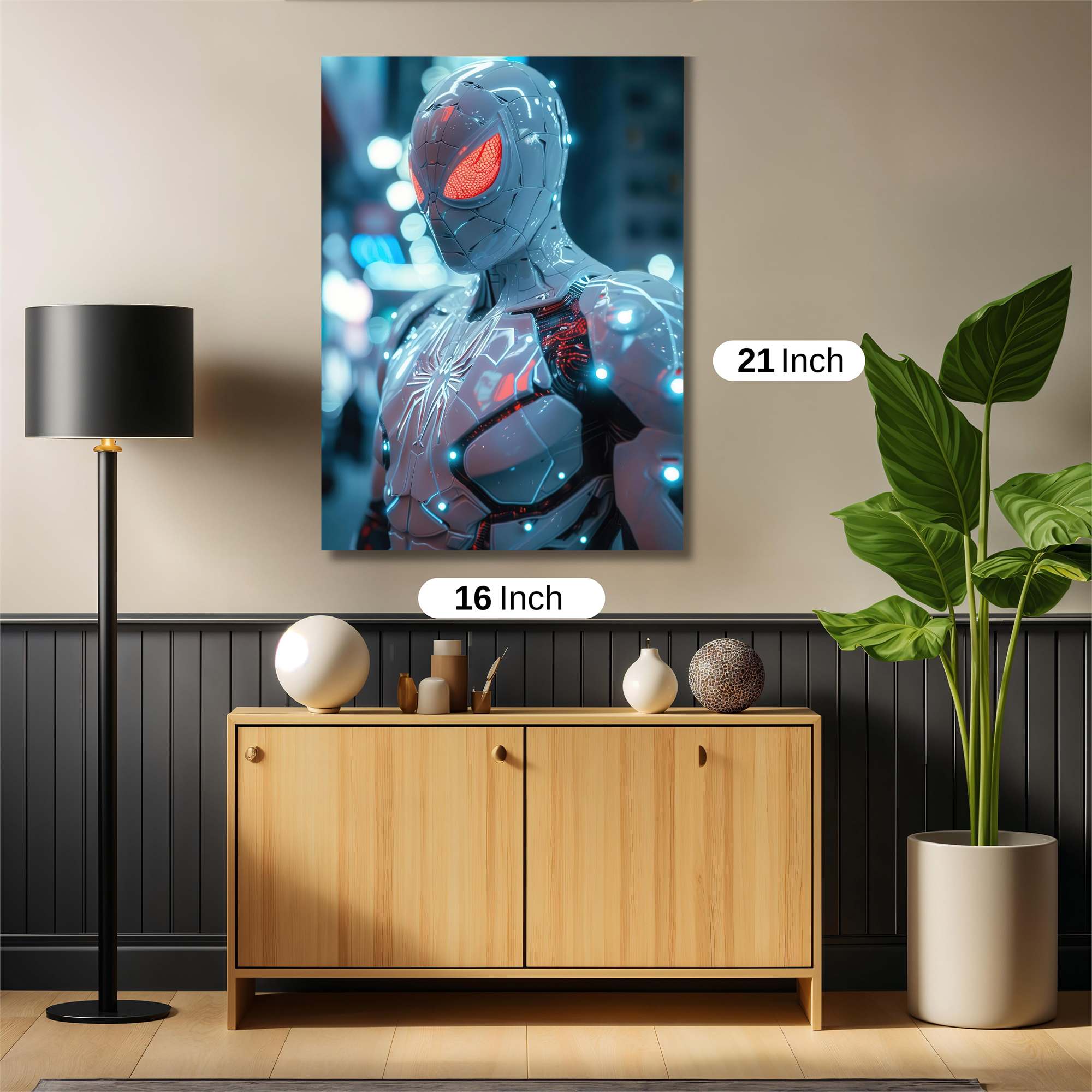 Spider Futuristic Safe Wall Magnetic / M