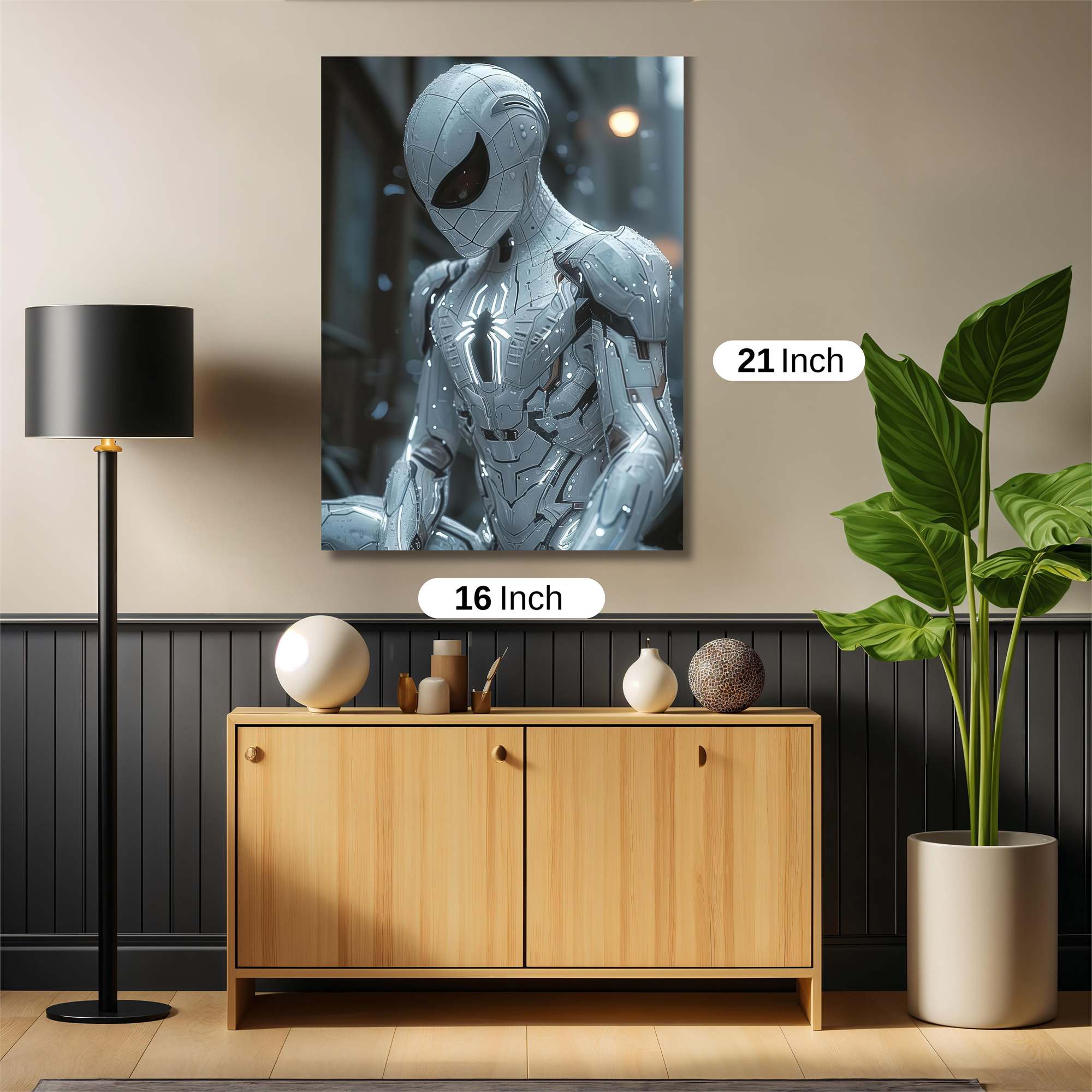 Spider Futuristic Safe Wall Magnetic / M