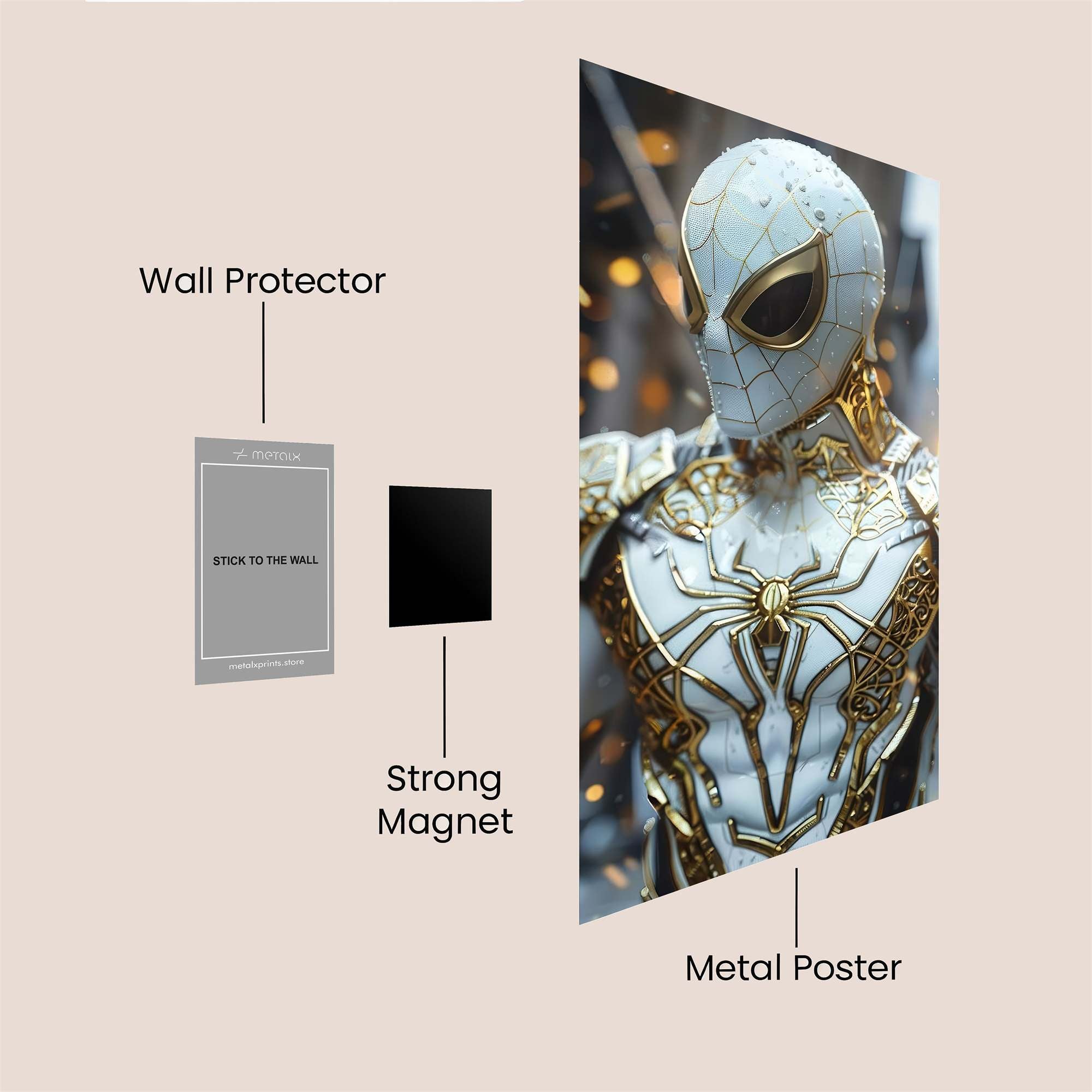Spider Radiant Safe Wall Magnetic / M