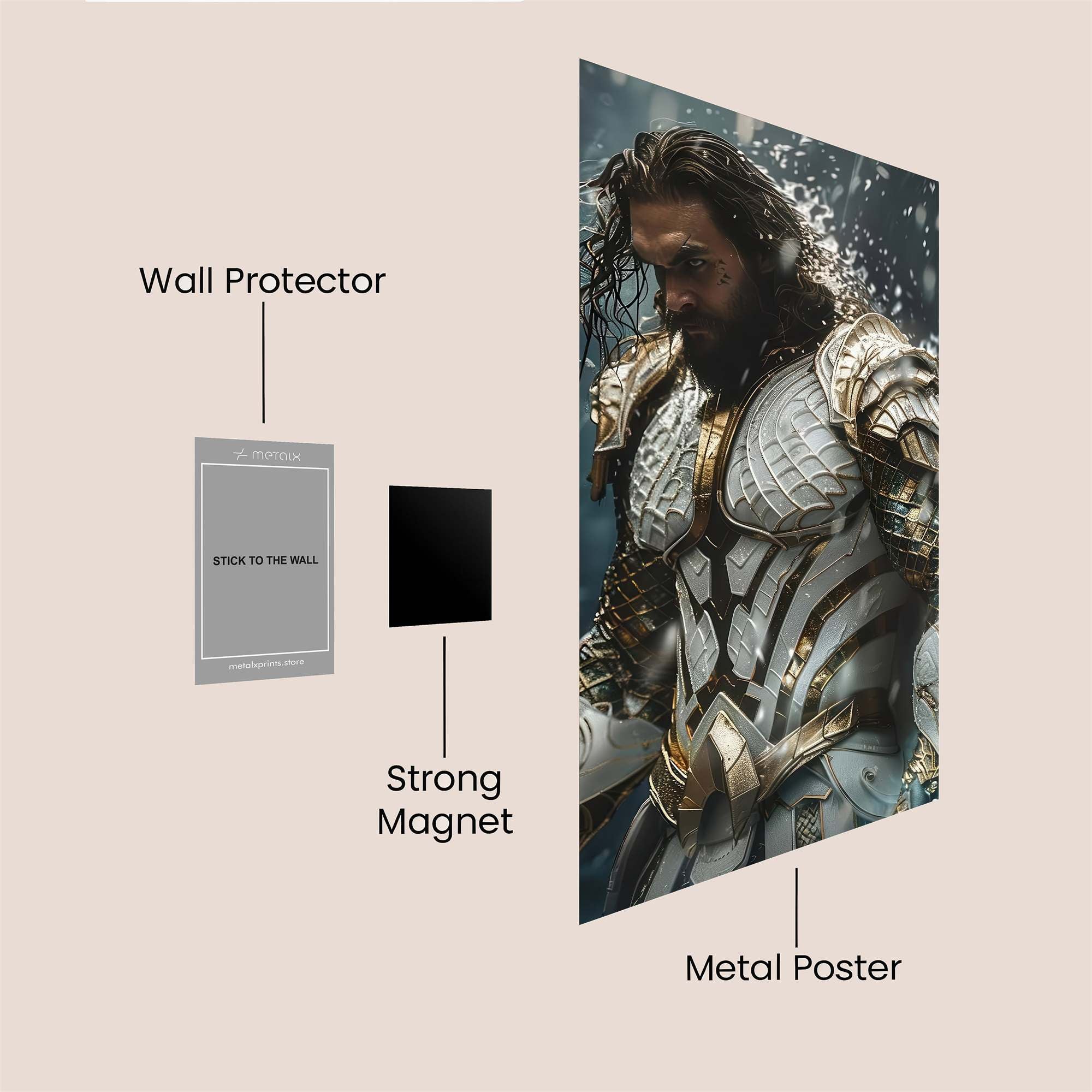 Aquaman Regal Safe Wall Magnetic / M