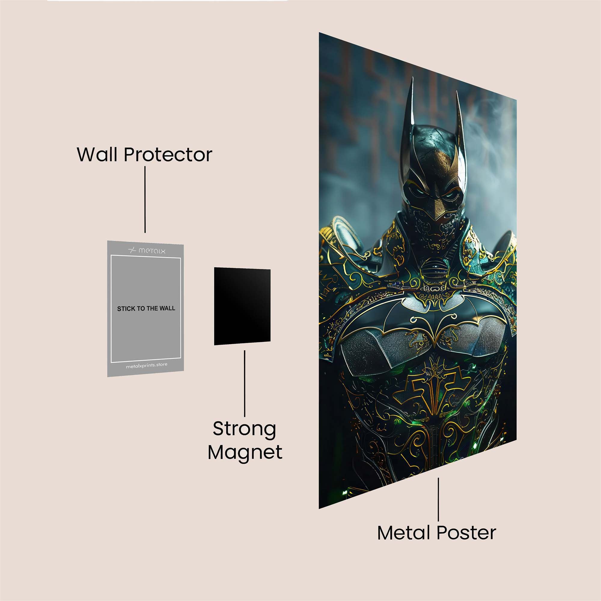 Batman Regal Safe Wall Magnetic / M