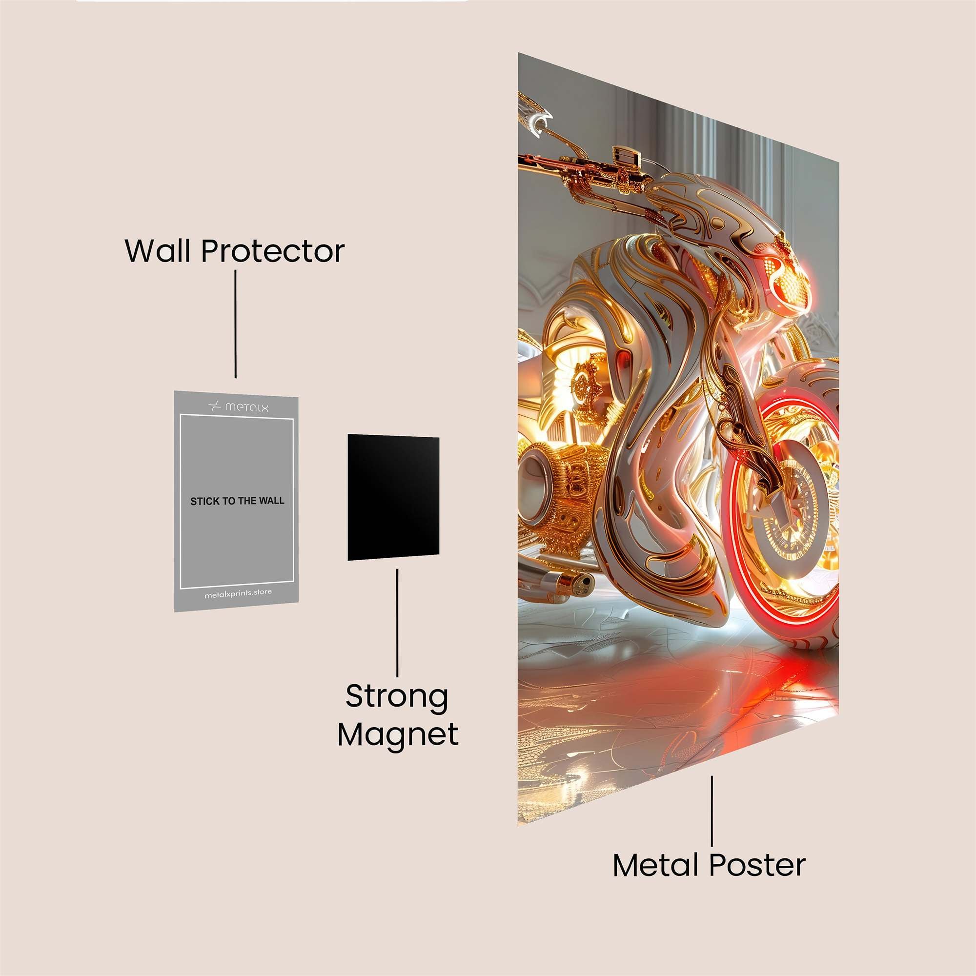Neon Majesty Safe Wall Magnetic / M