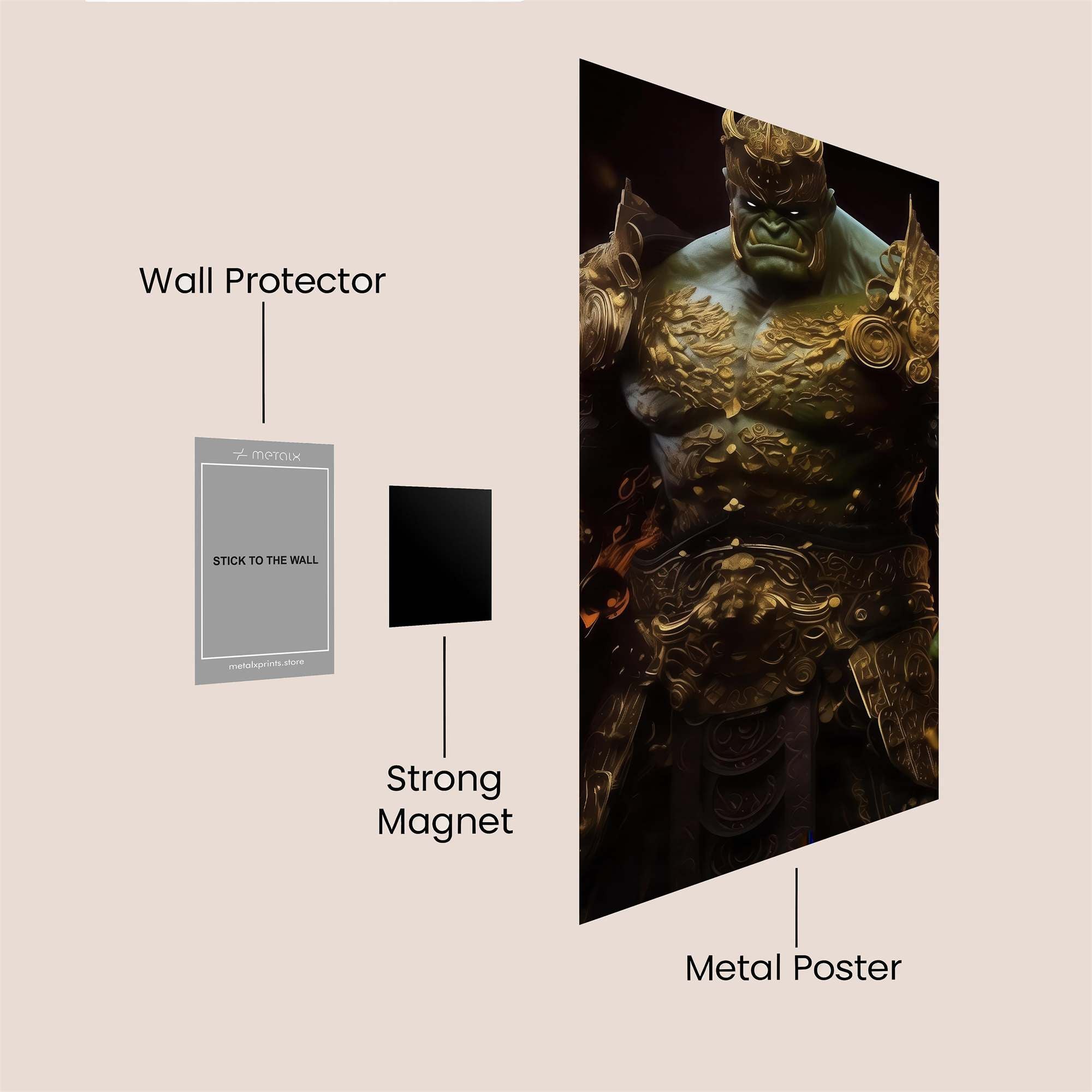 Hulk Sovereign Safe Wall Magnetic / M