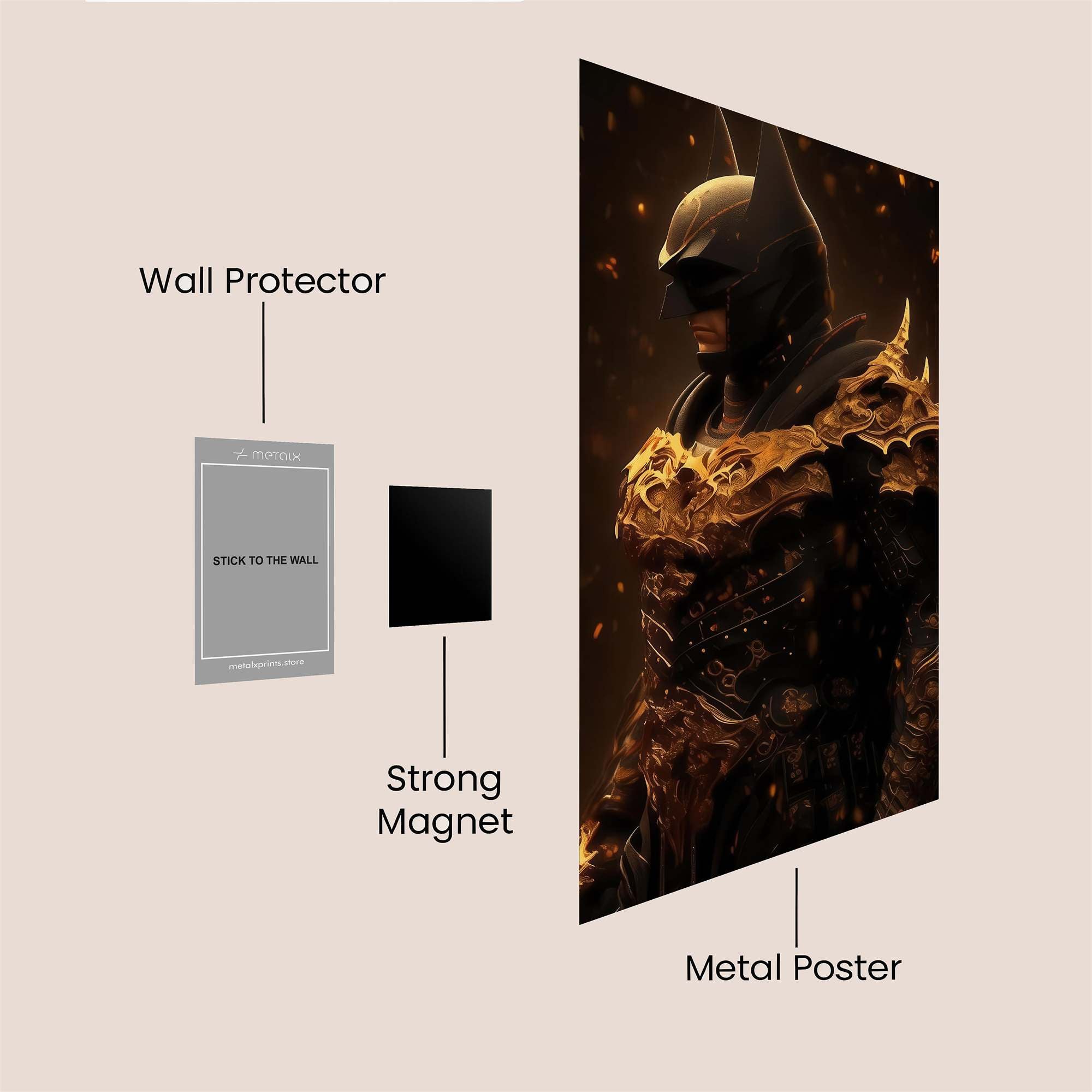 Batman Regal Safe Wall Magnetic / M