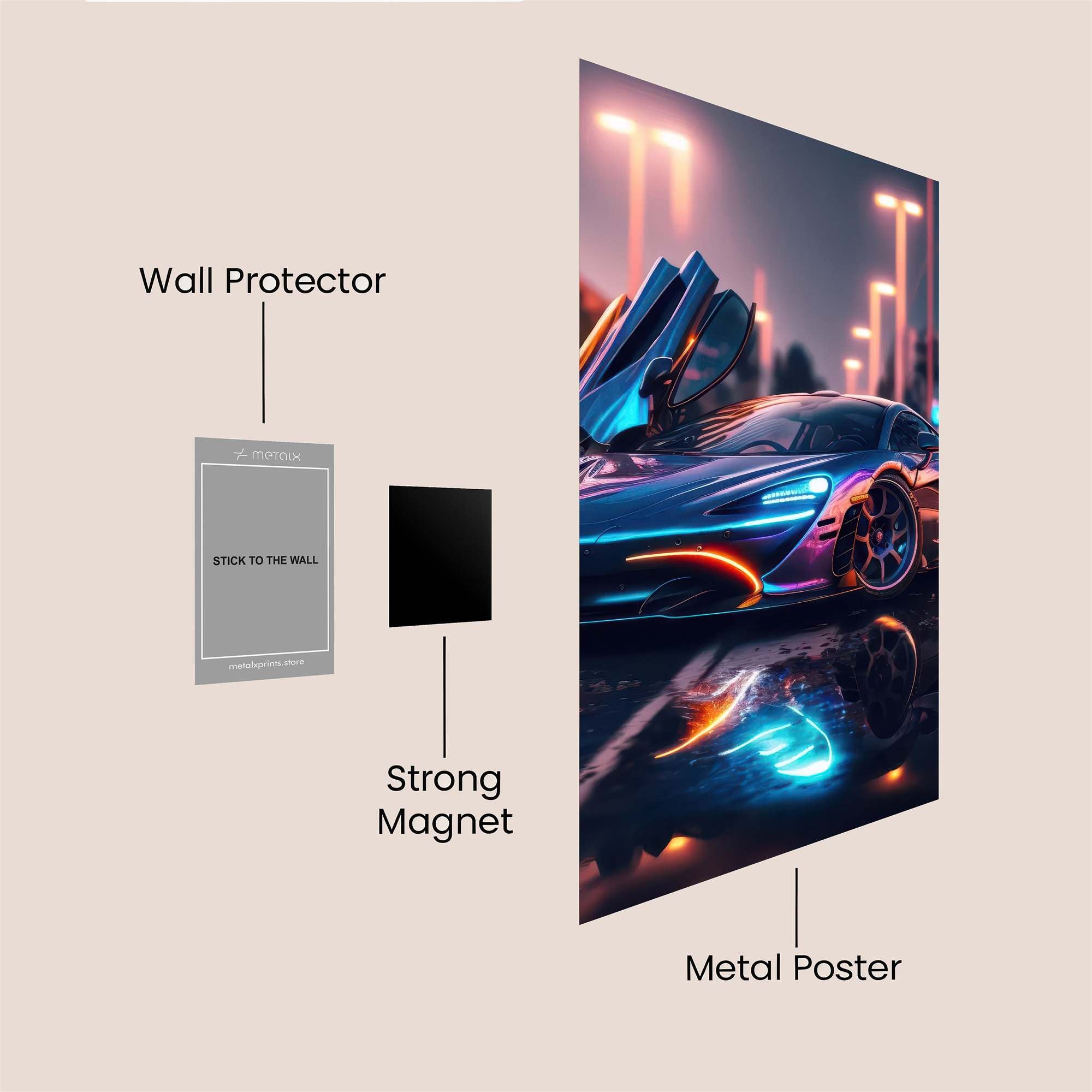 McLaren Radiant Safe Wall Magnetic / M