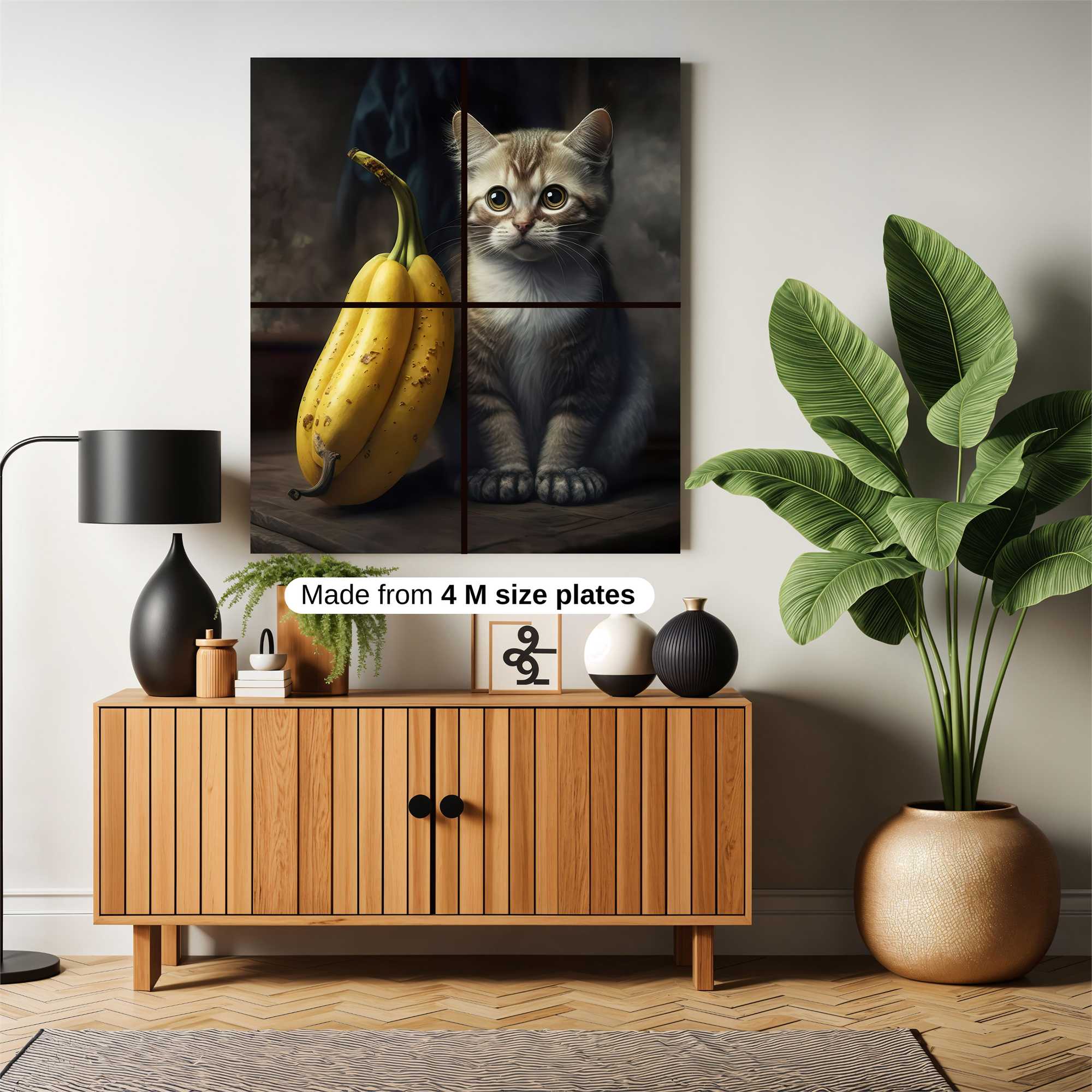 Kitten Curious Safe Wall Magnetic / M
