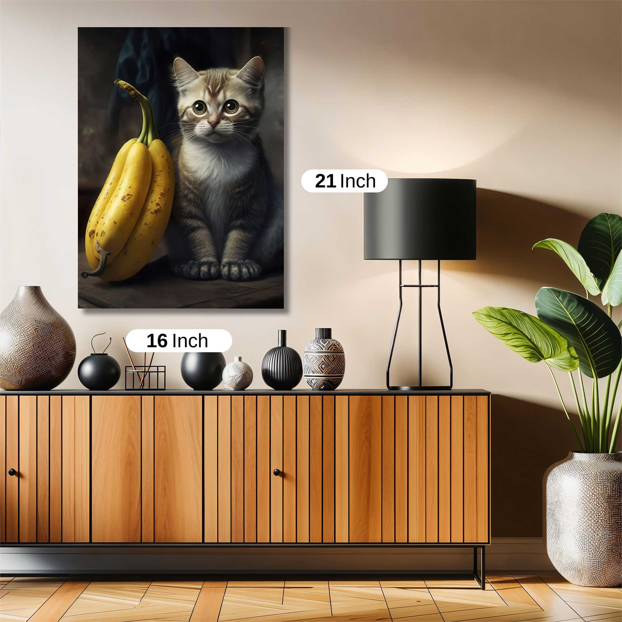 Kitten Curious Safe Wall Magnetic / M