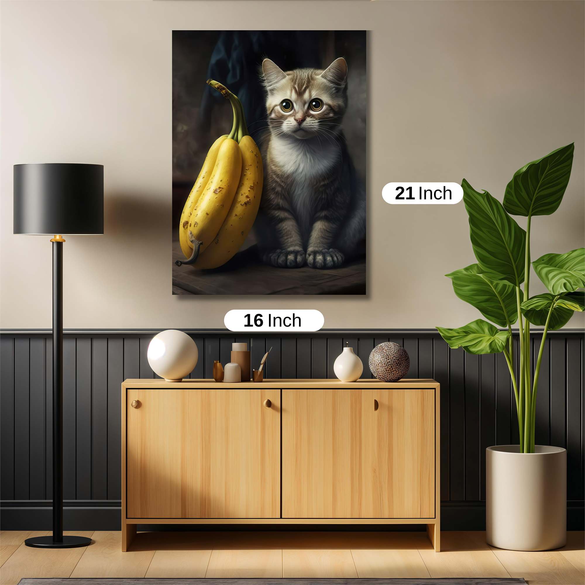 Kitten Curious Safe Wall Magnetic / M
