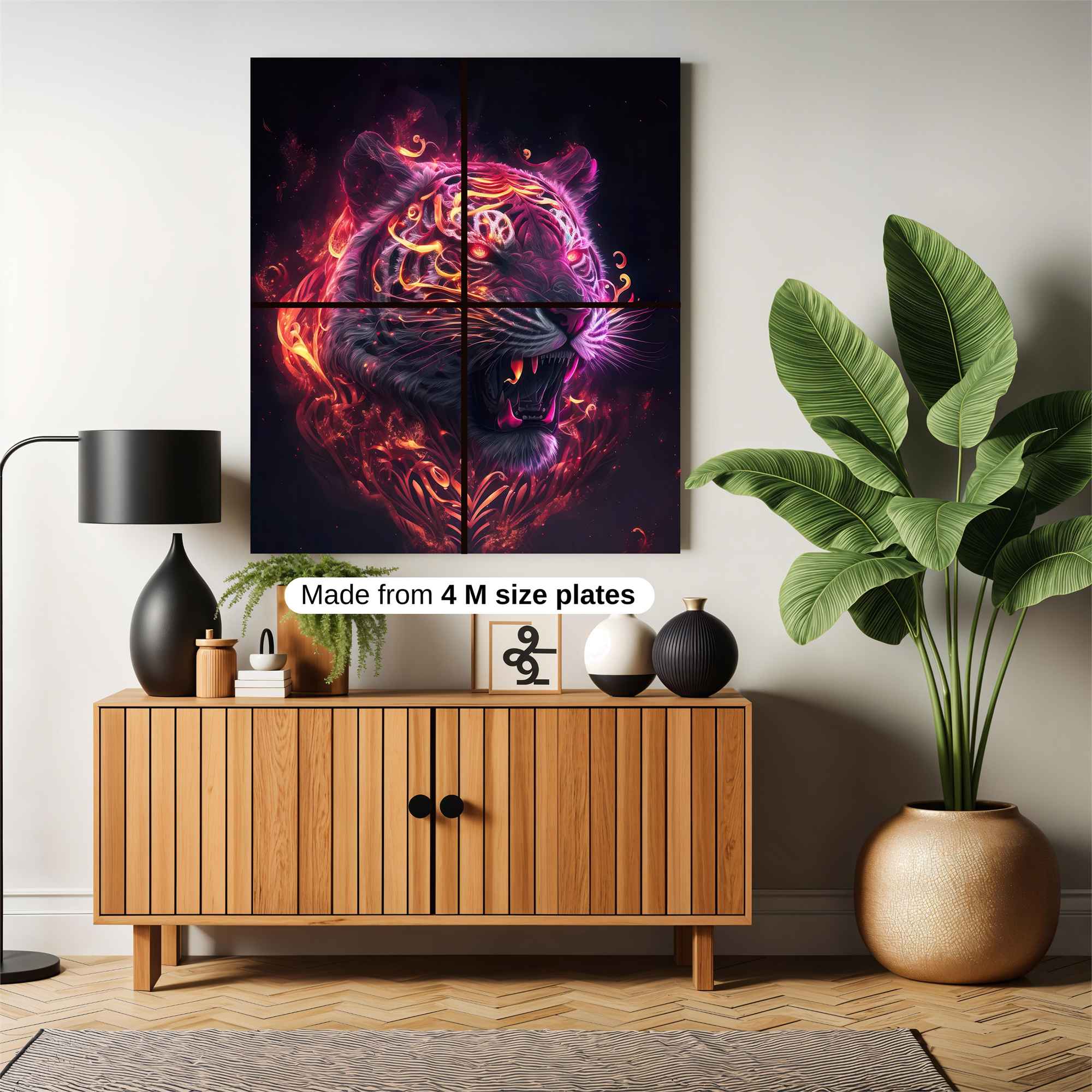 Tiger Blaze Safe Wall Magnetic / M