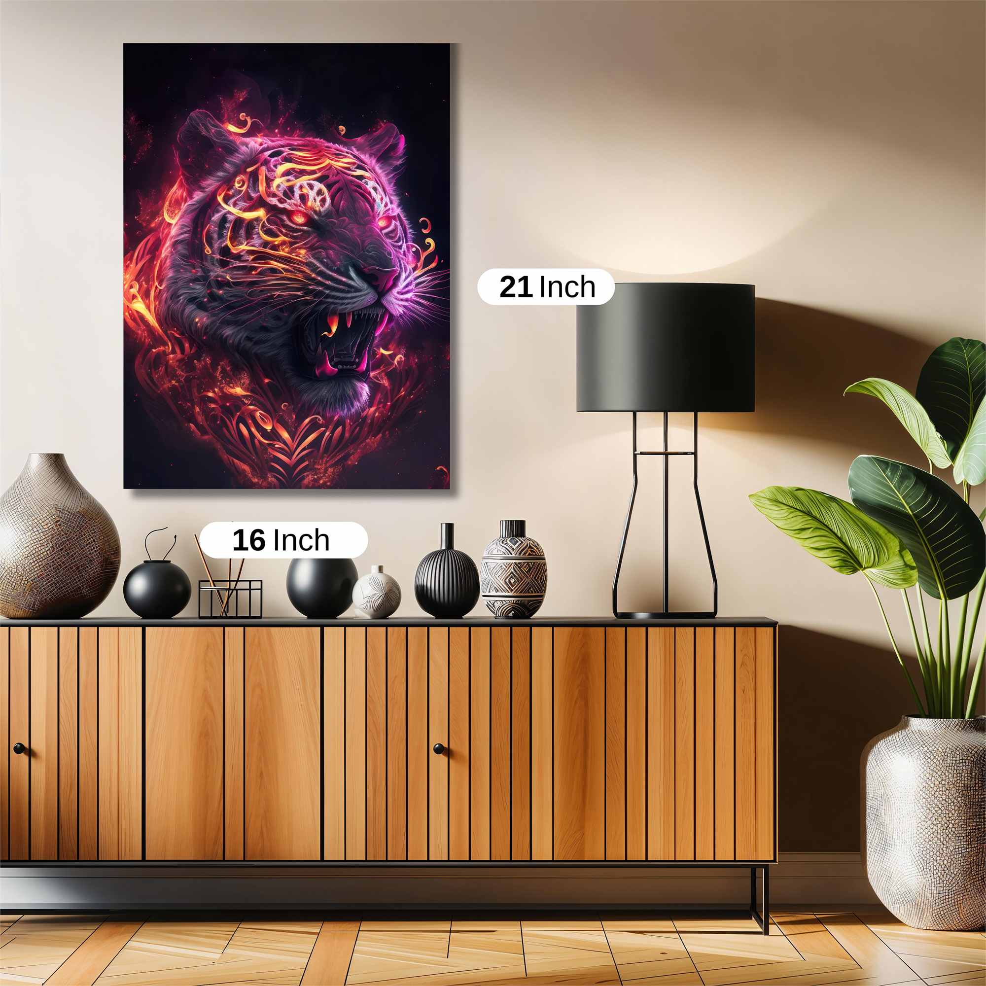 Tiger Blaze Safe Wall Magnetic / M