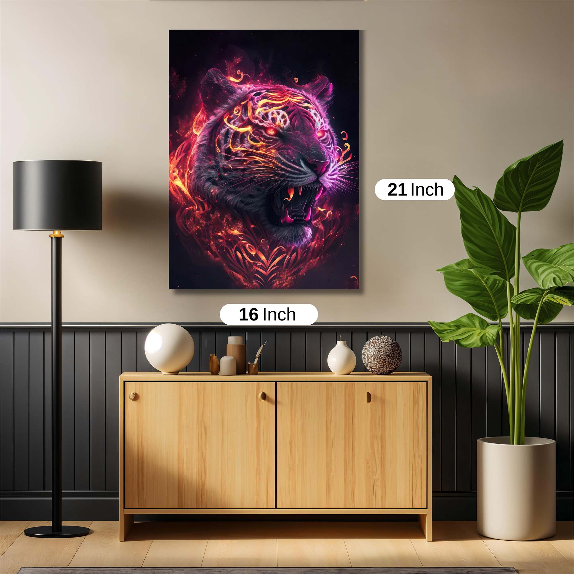Tiger Blaze Safe Wall Magnetic / M