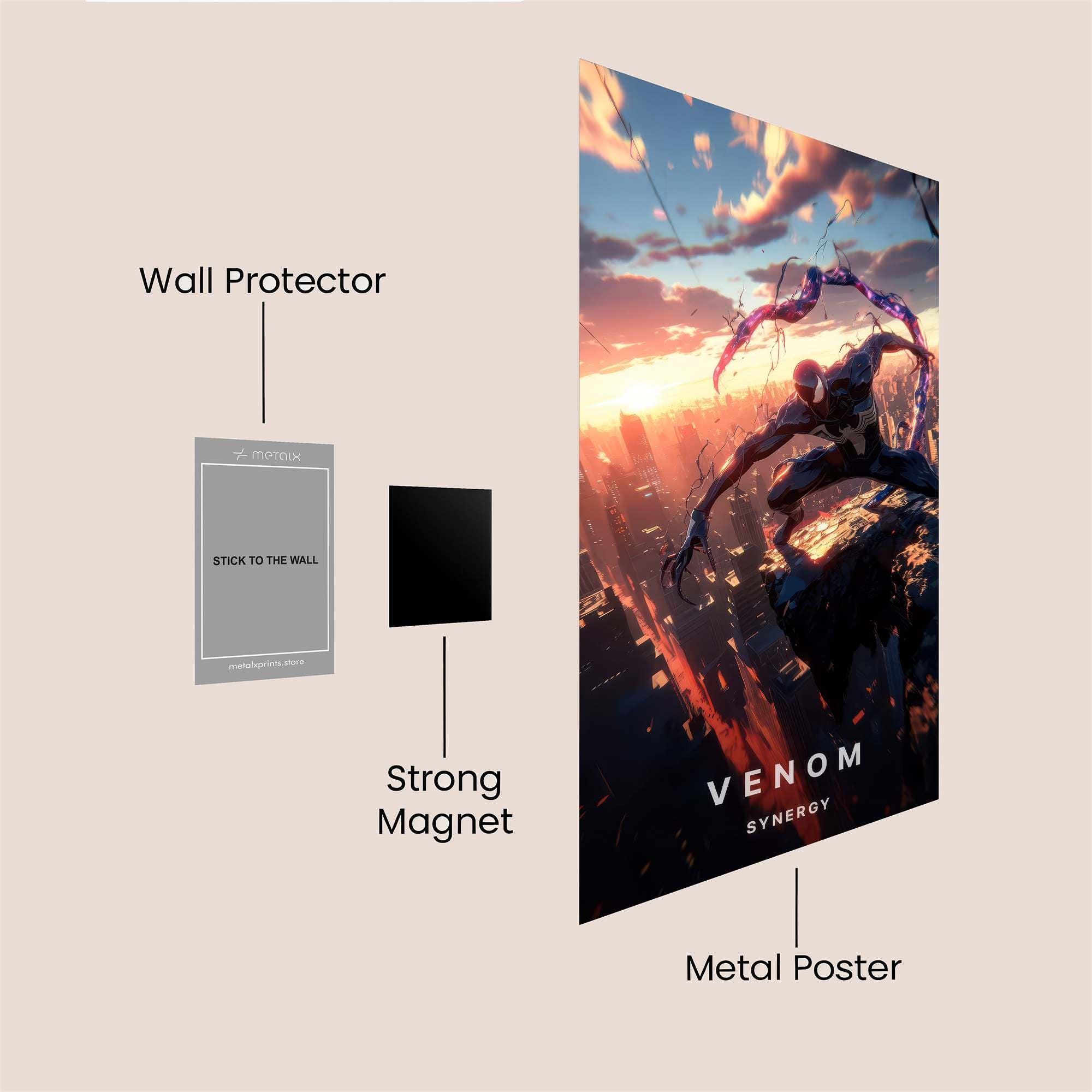 Cosmic Serenity Safe Wall Magnetic / M