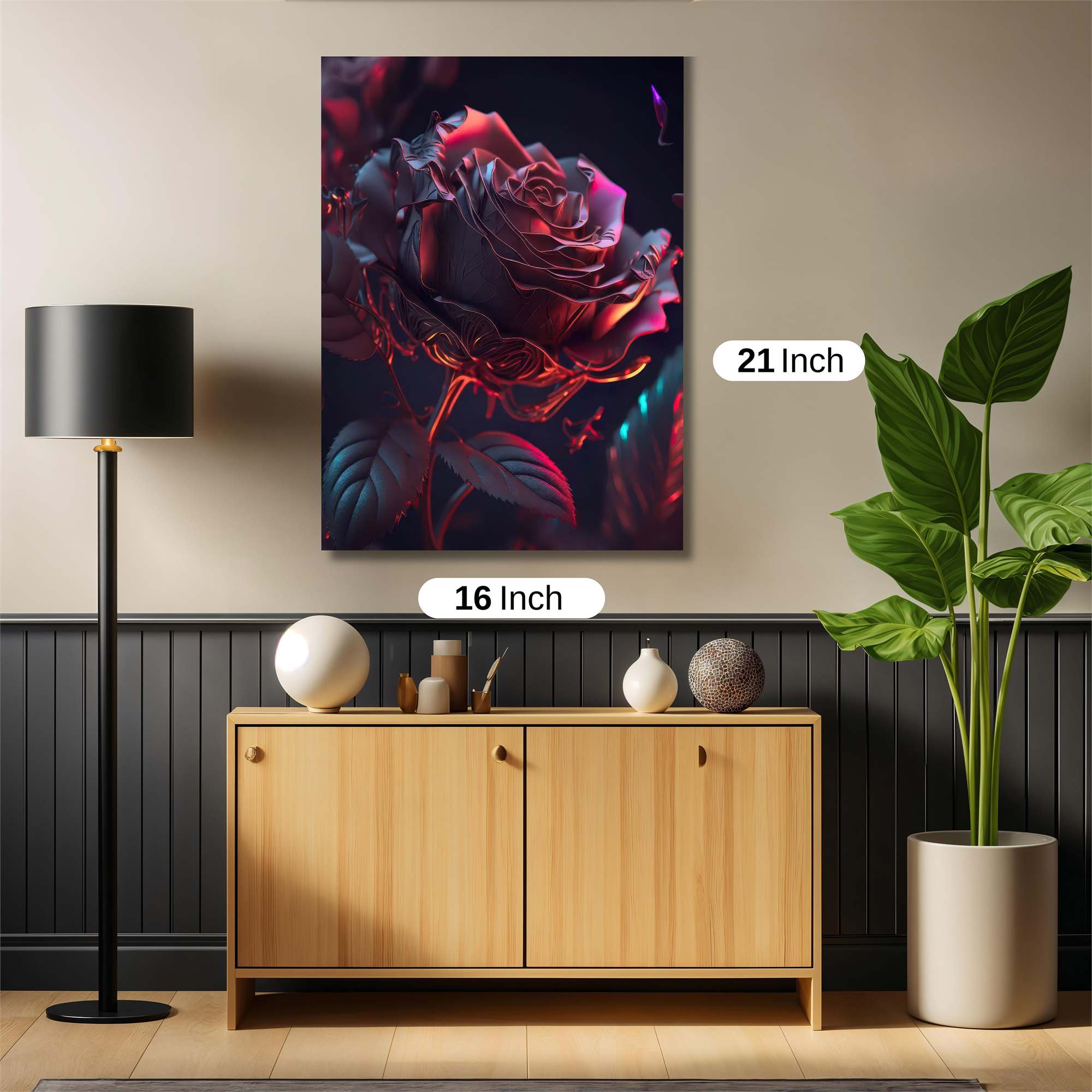 Rose Enigma Safe Wall Magnetic / M