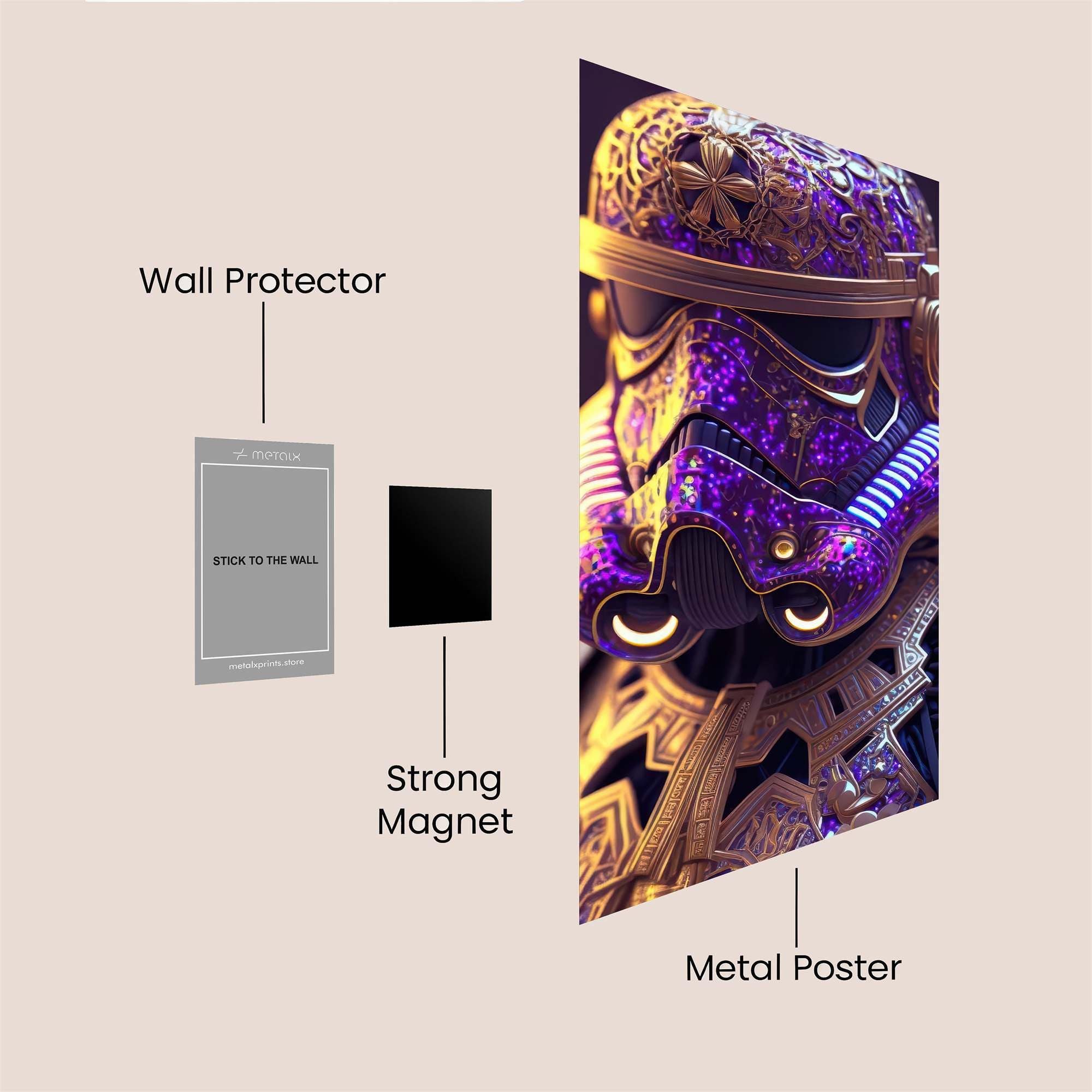 Trooper Regal Safe Wall Magnetic / M