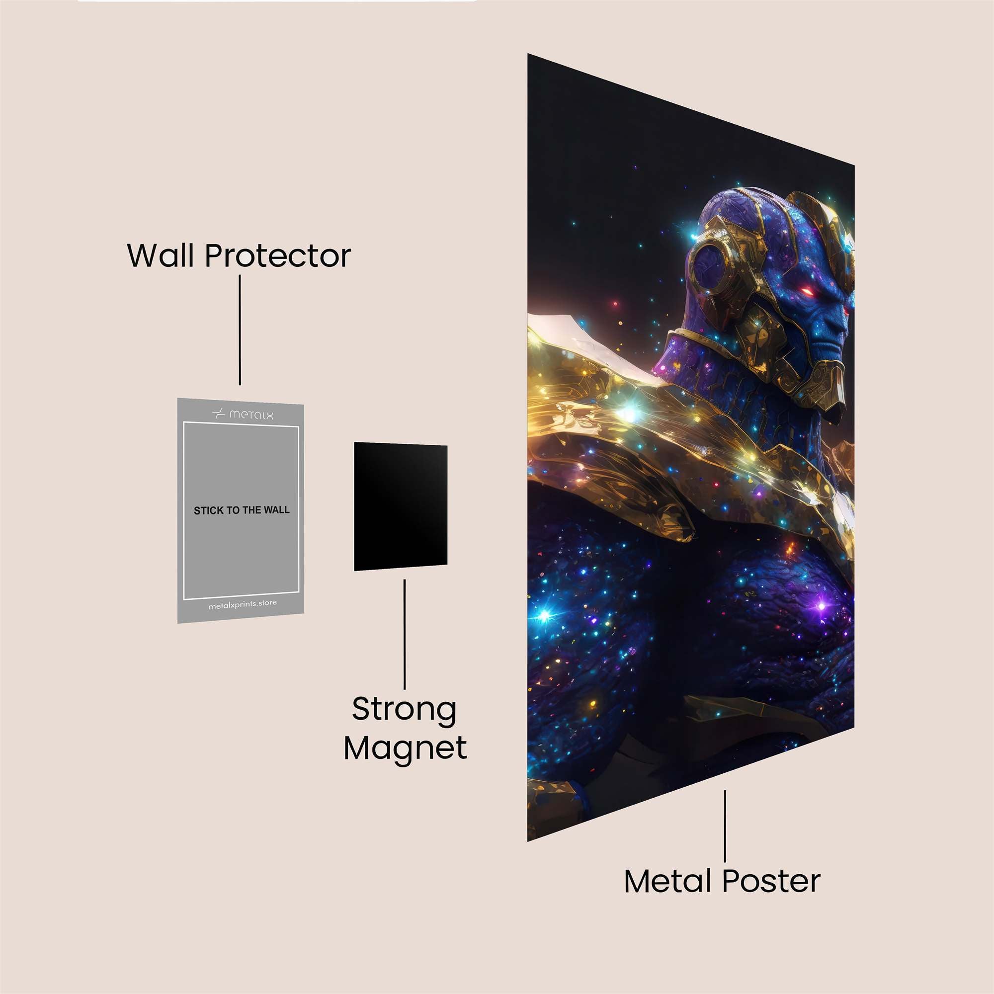Thanos Cosmic Safe Wall Magnetic / M