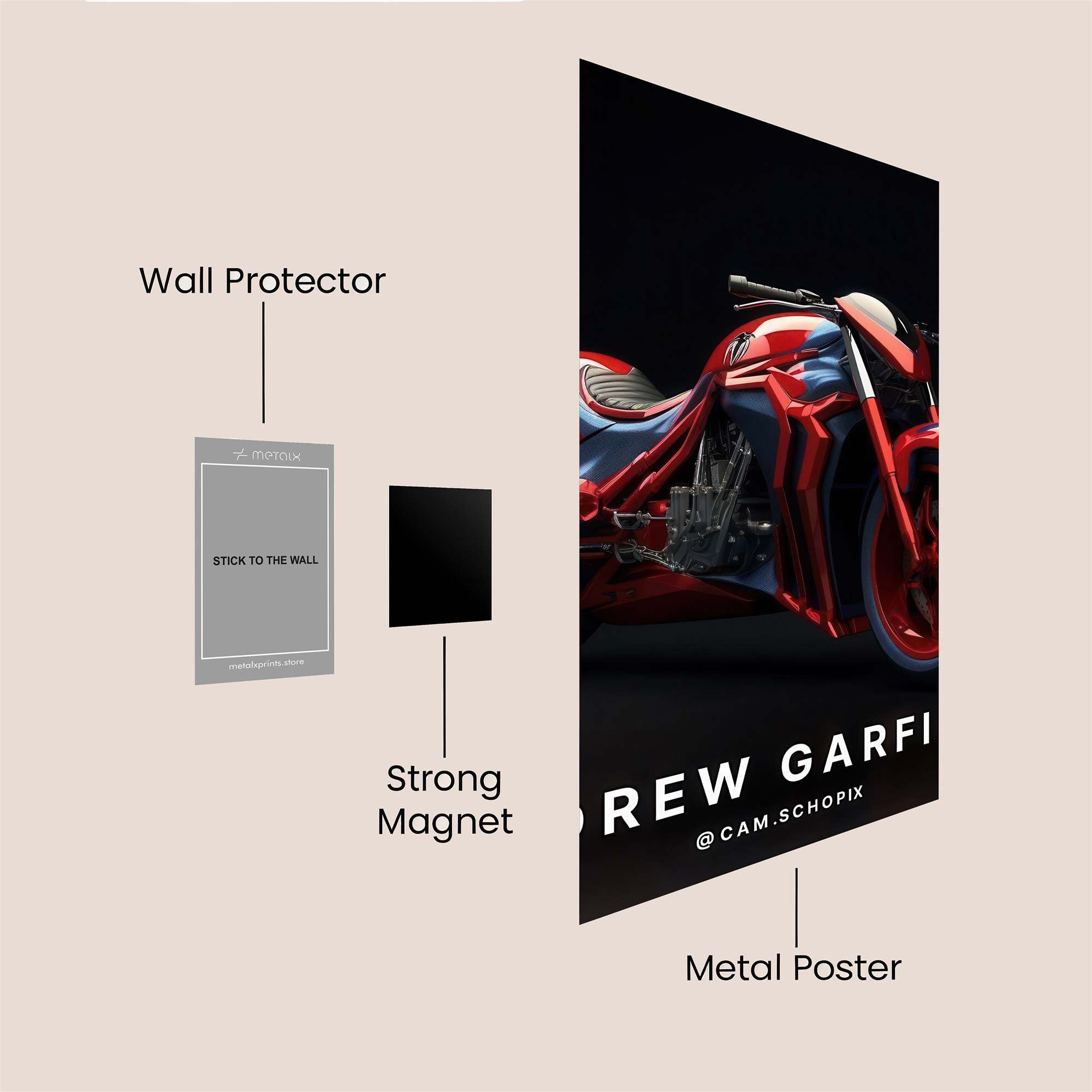 Shadow Menace Safe Wall Magnetic / M