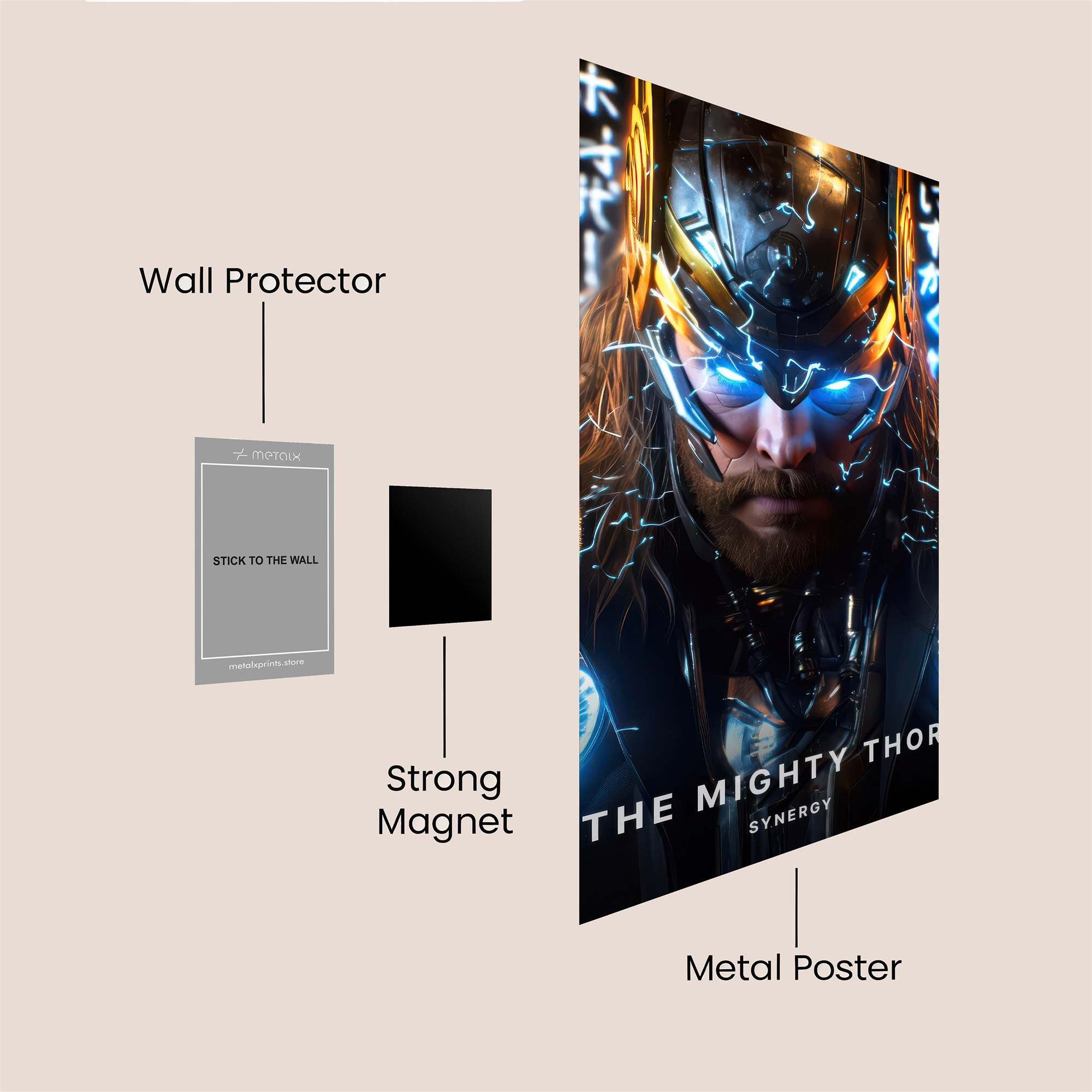 Superman Intense Safe Wall Magnetic / M
