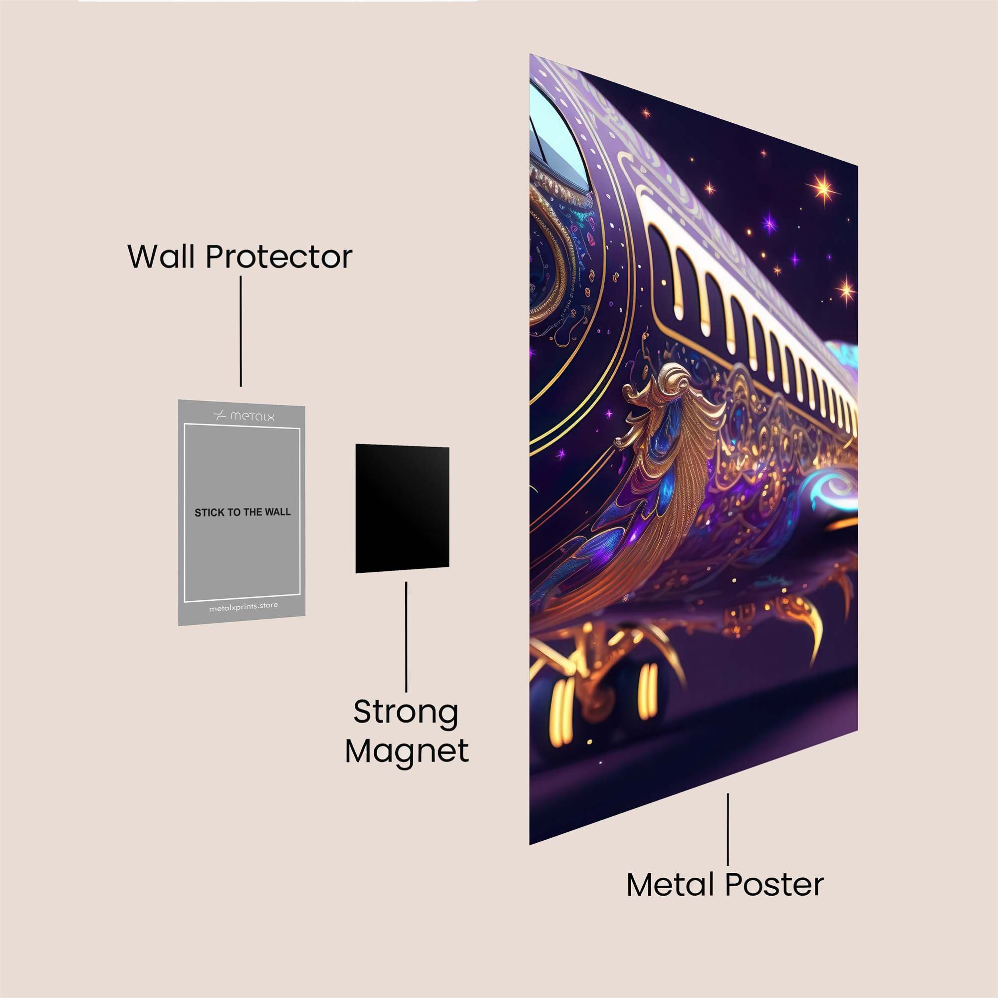 Magic Flight Safe Wall Magnetic / M