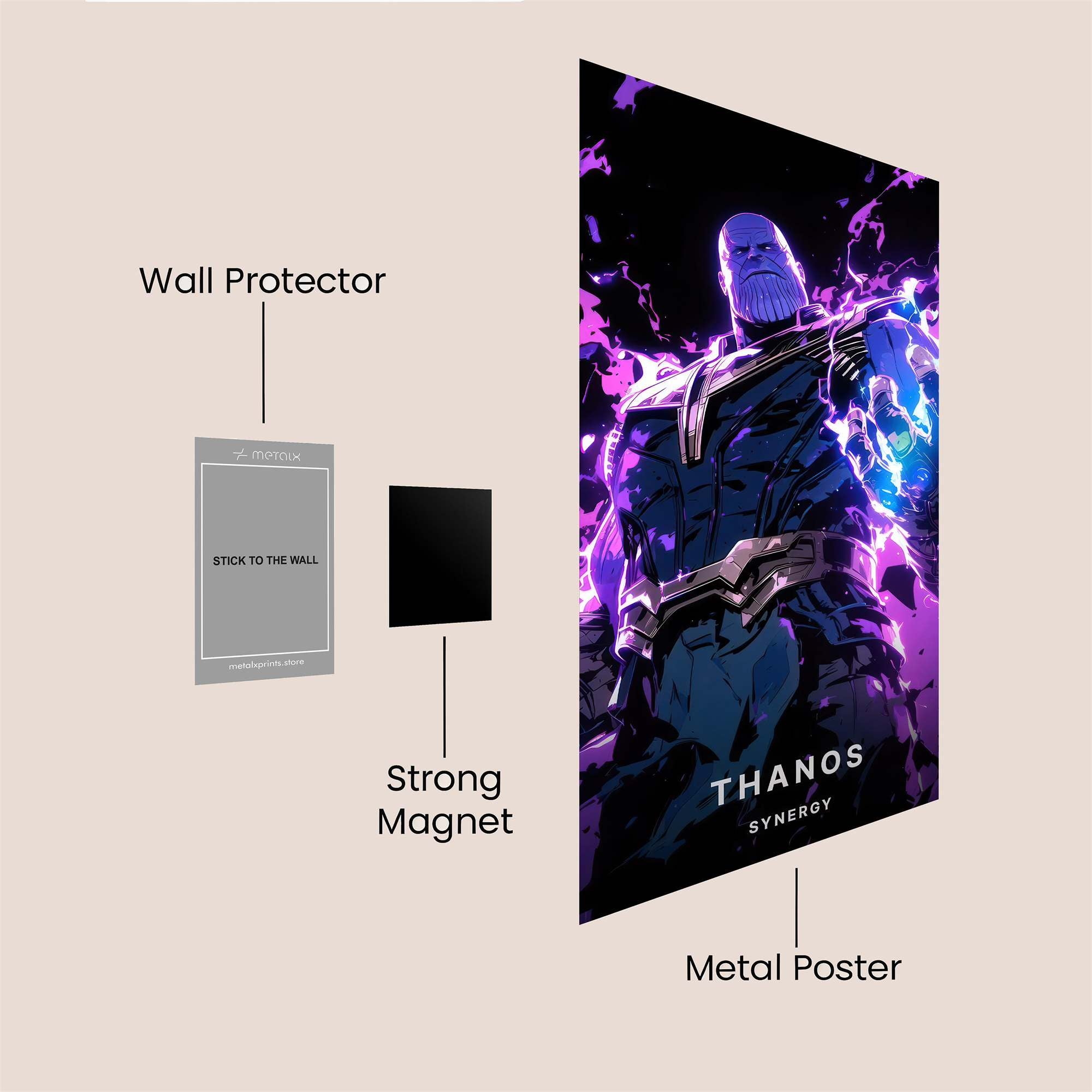 Cyber Glow Safe Wall Magnetic / M