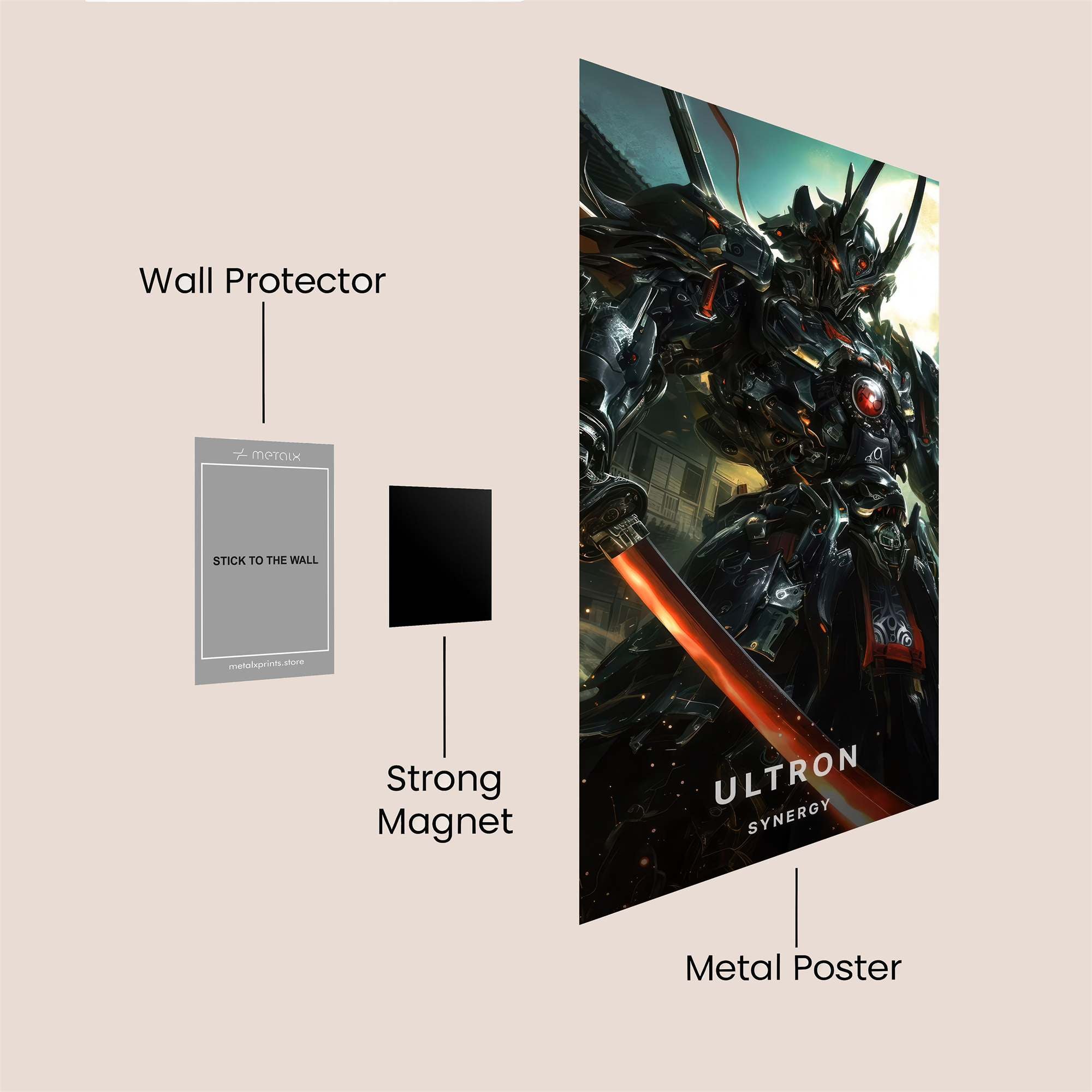 Mystic Glow Safe Wall Magnetic / M