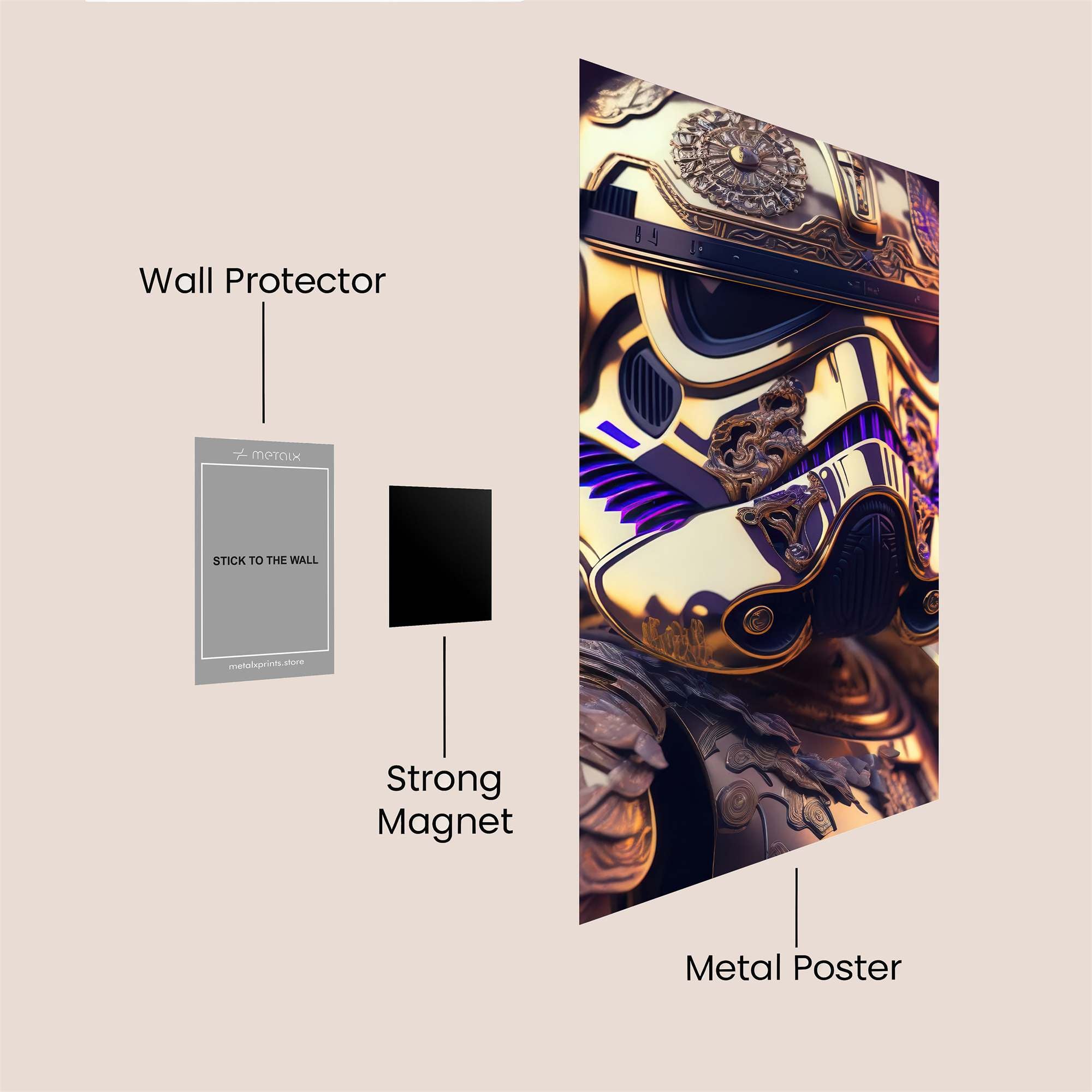 Trooper Regal Safe Wall Magnetic / M