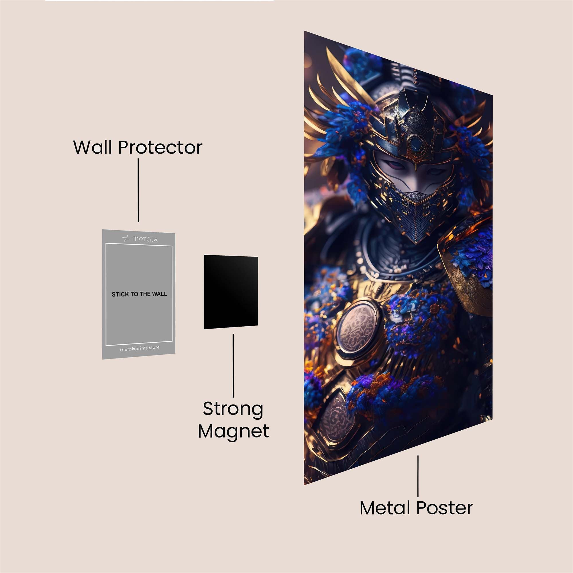 Samurai Serenity Safe Wall Magnetic / M