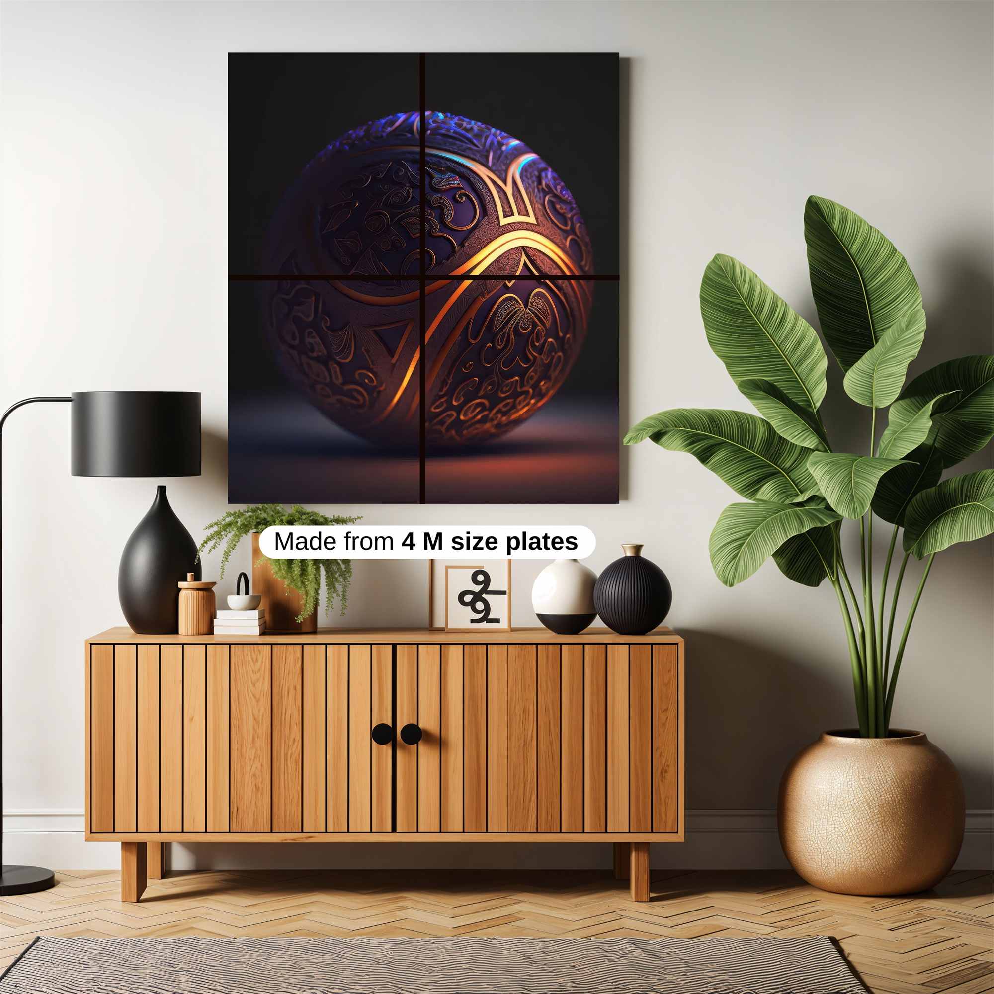 Ornate Enigma Safe Wall Magnetic / M