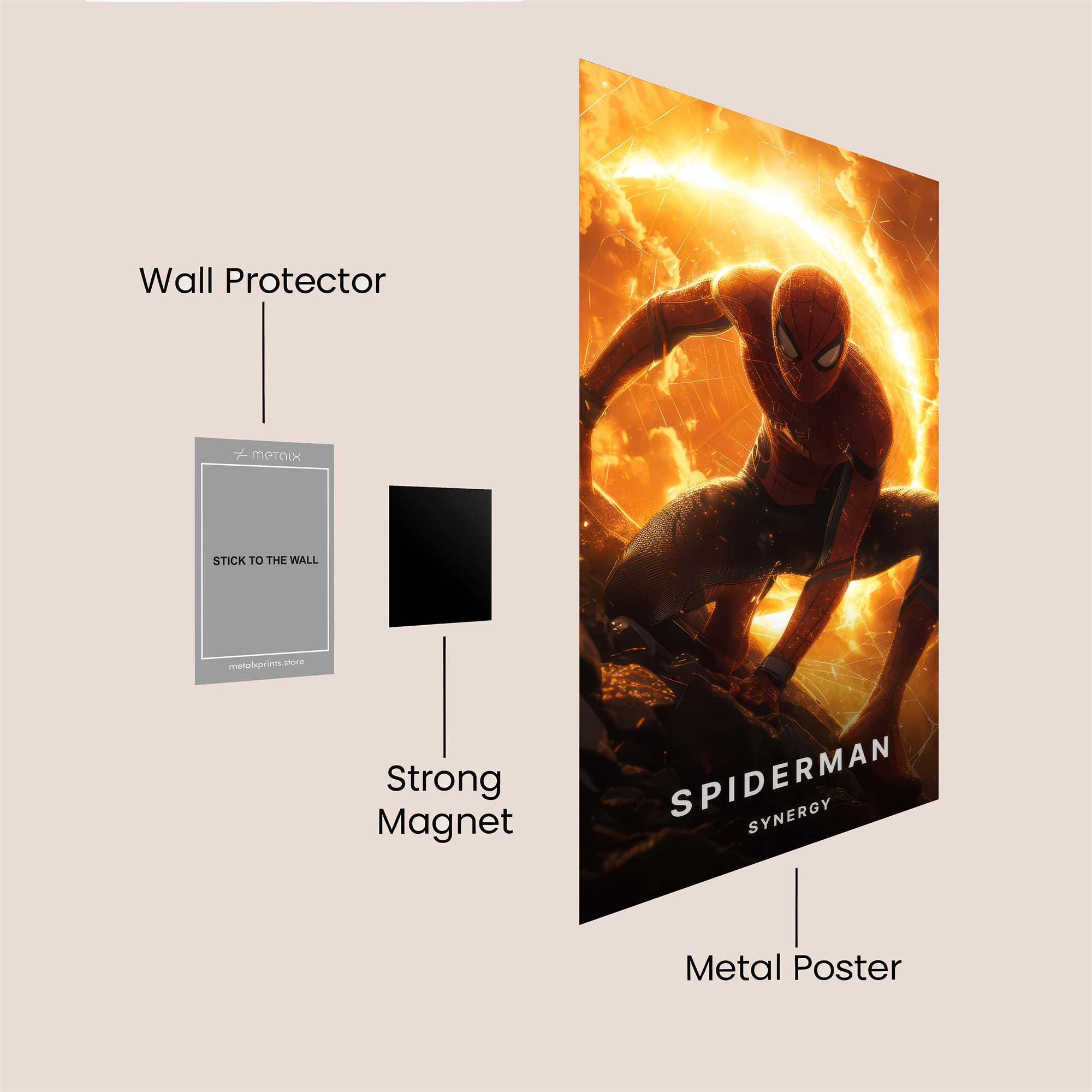 Superman Valor Safe Wall Magnetic / M