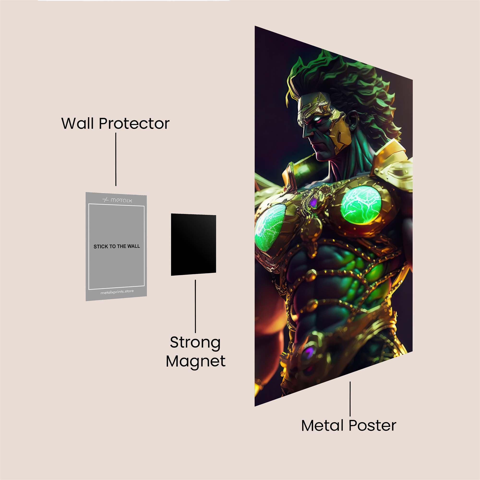 Hulk Majestic Safe Wall Magnetic / M