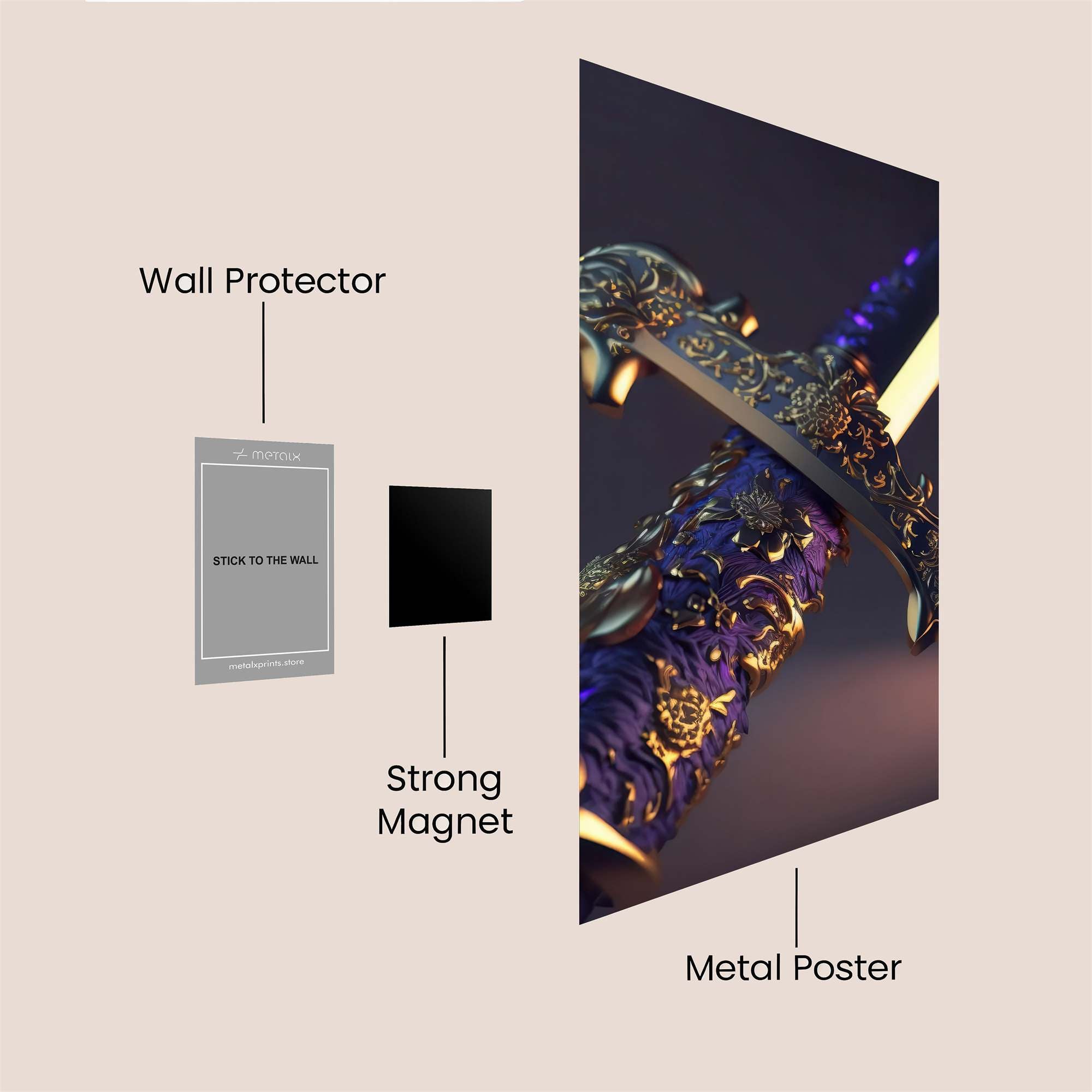 Sword Enigma Safe Wall Magnetic / M