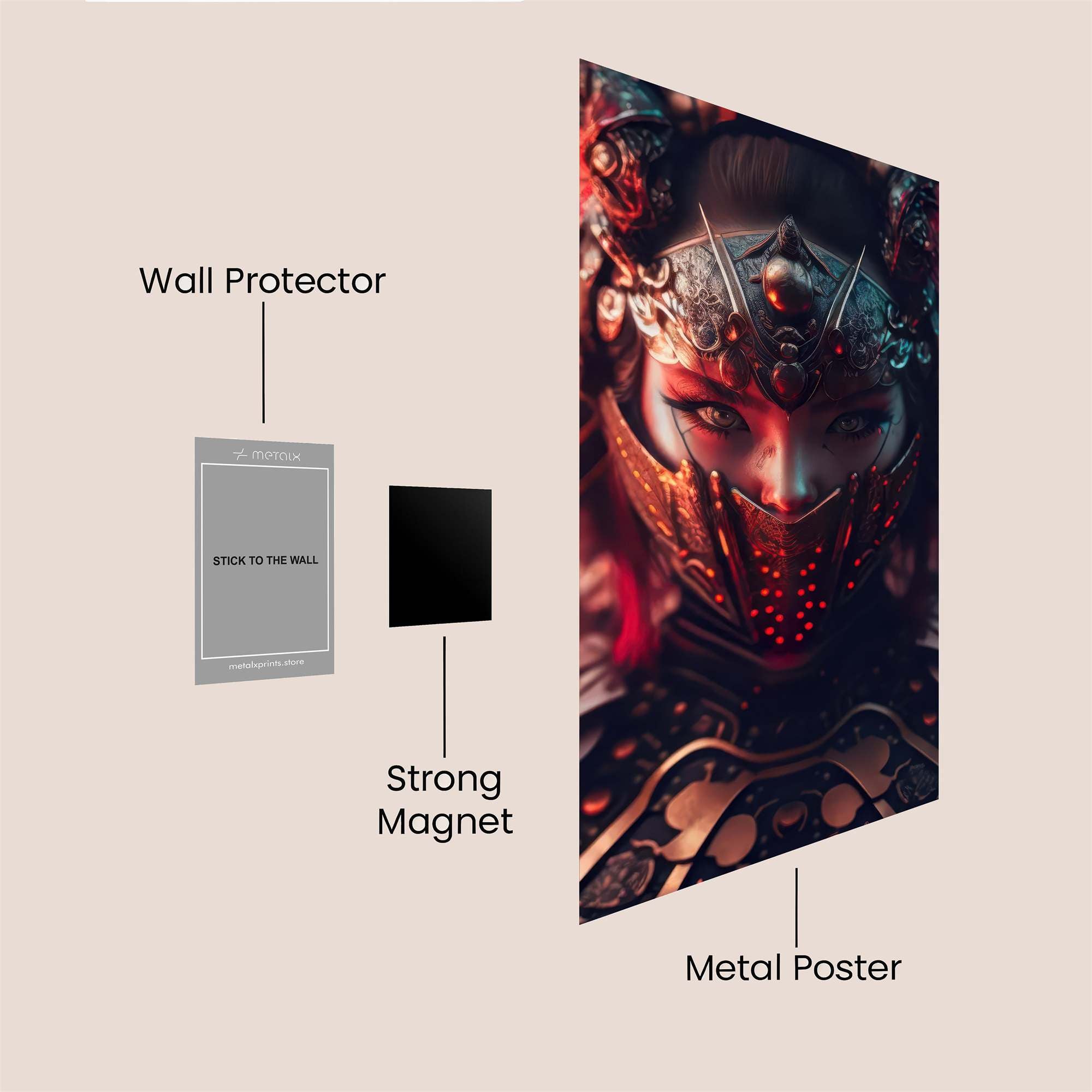Warrior Radiance Safe Wall Magnetic / M